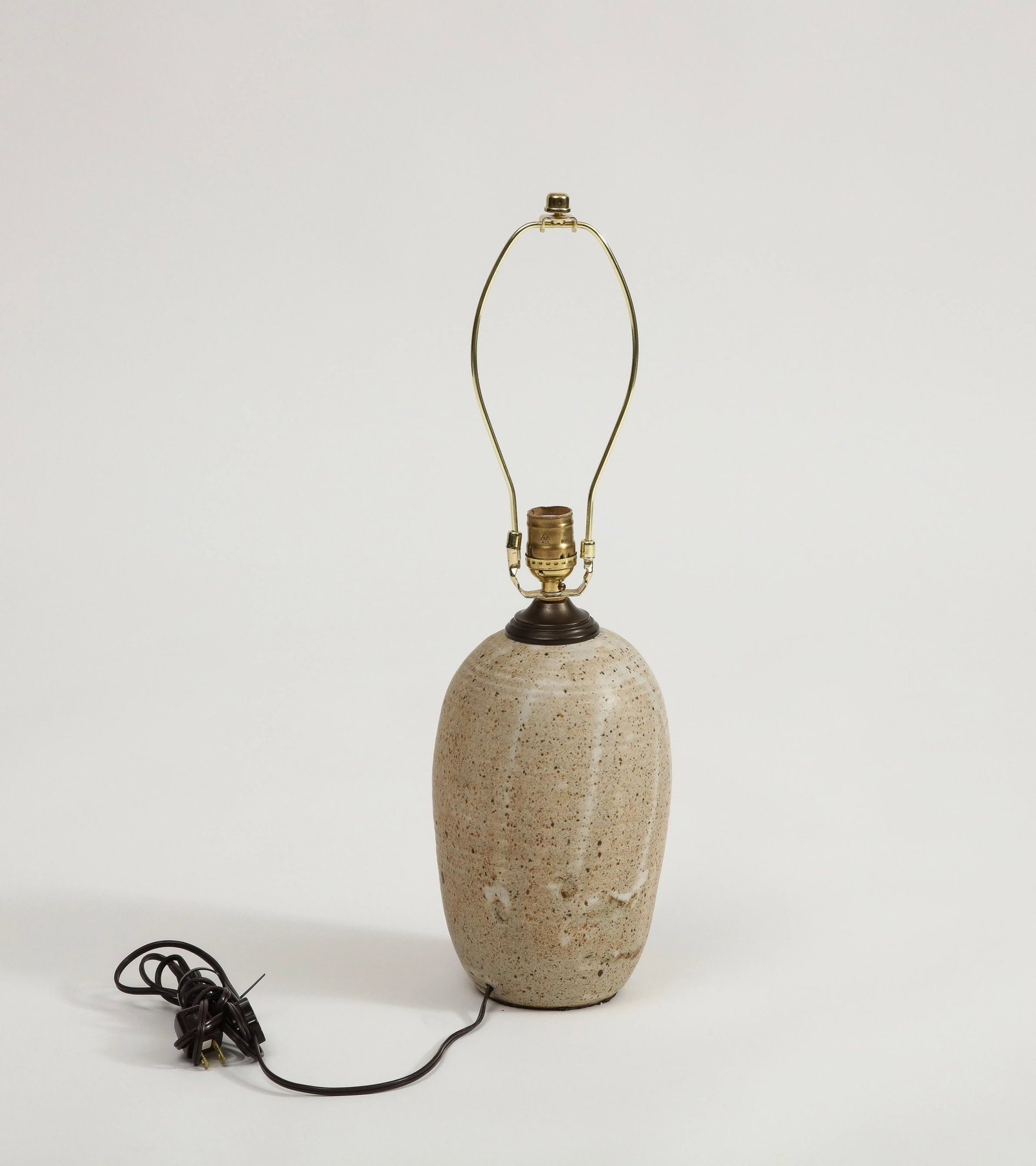 Midcentury American Glazed Pottery Table Lamp, Circa 1960 - 3