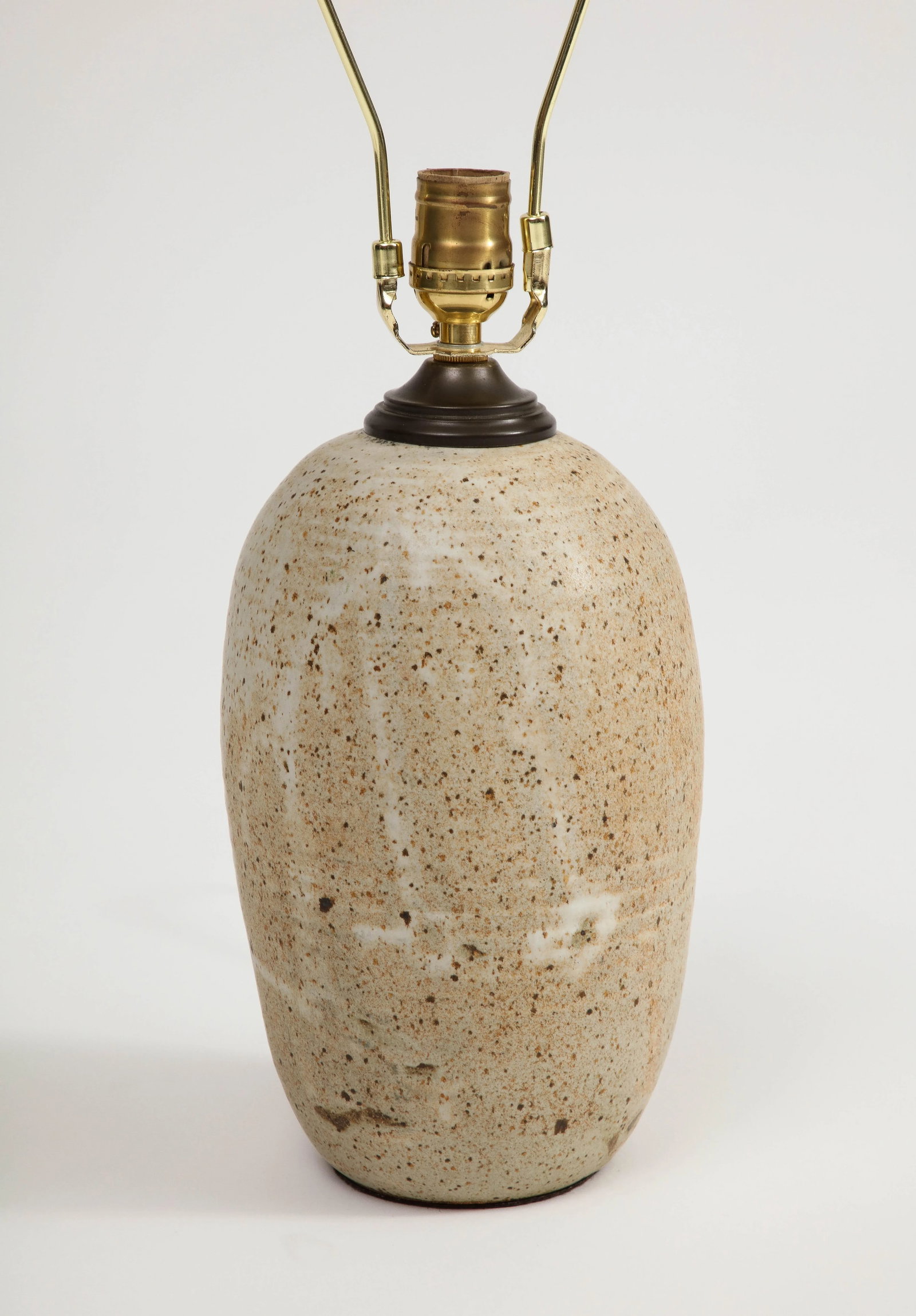 Midcentury American Glazed Pottery Table Lamp, Circa 1960 - 6