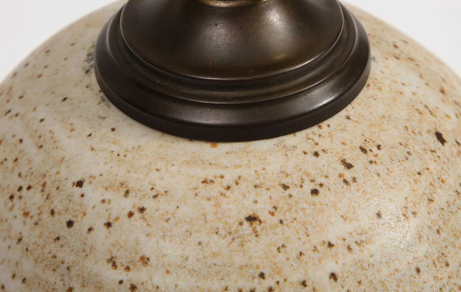 Midcentury American Glazed Pottery Table Lamp, Circa 1960 - 8