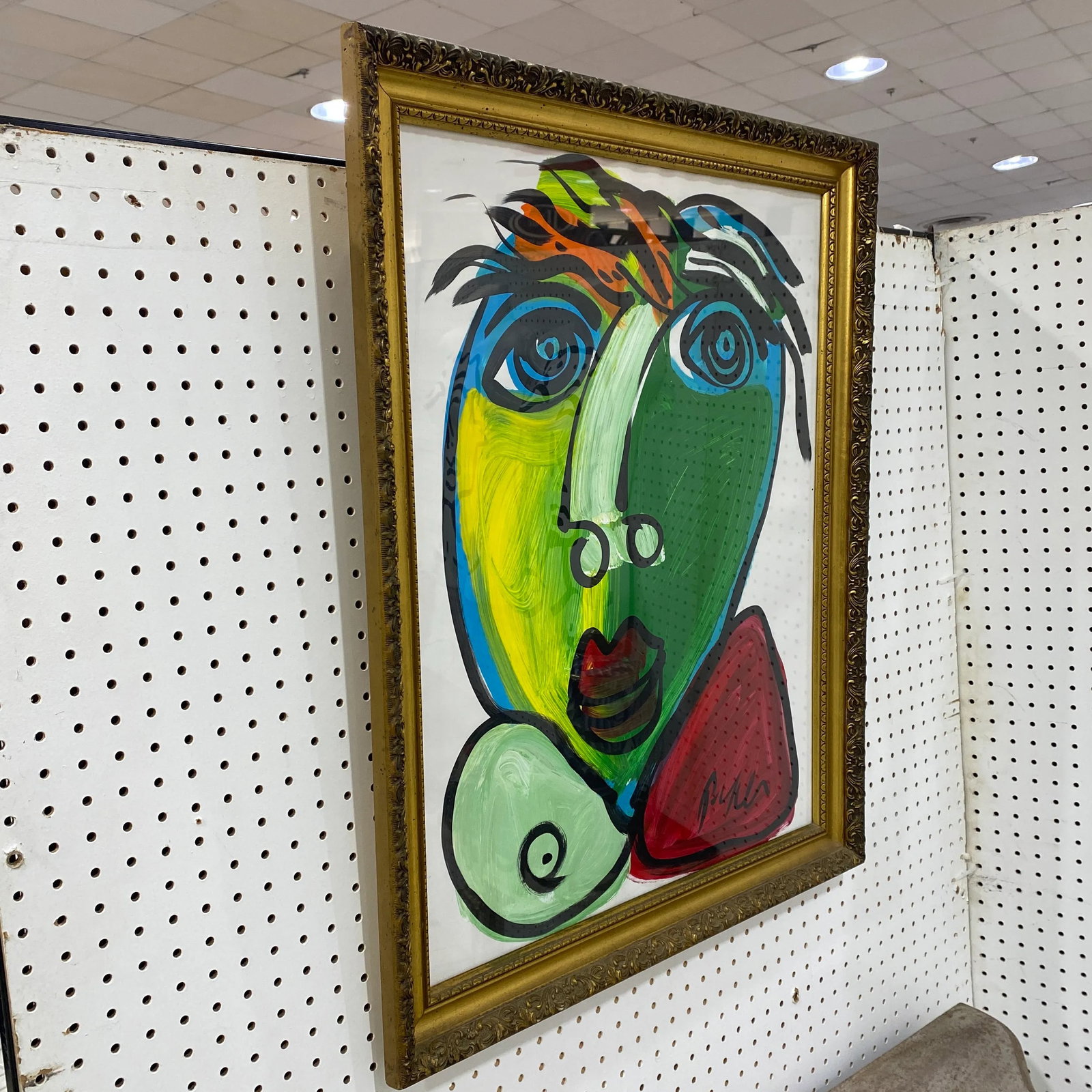 Vintage Abstract Portraiture; Original Artwork by Peter Robert Keil - 4