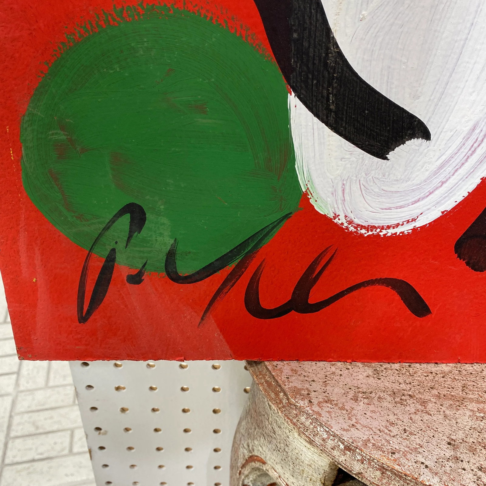 1970s Abstract Peter Keil Original Acrylic on Board Painting ~ a Pair - 5