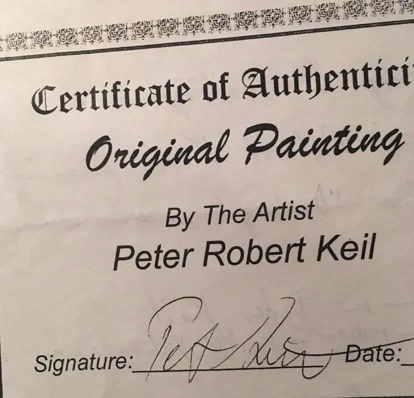 Vintage Abstract Portraiture; Original Artwork by Peter Robert Keil - 6