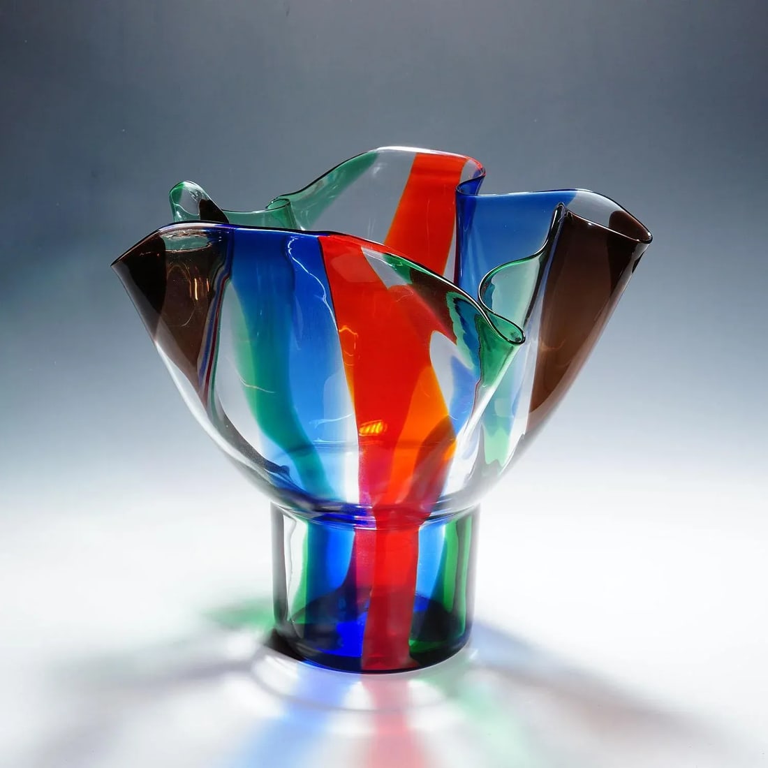Large Venini Vase 'Kukinto', Designed by Timo Sarpaneva in 1991 - 3