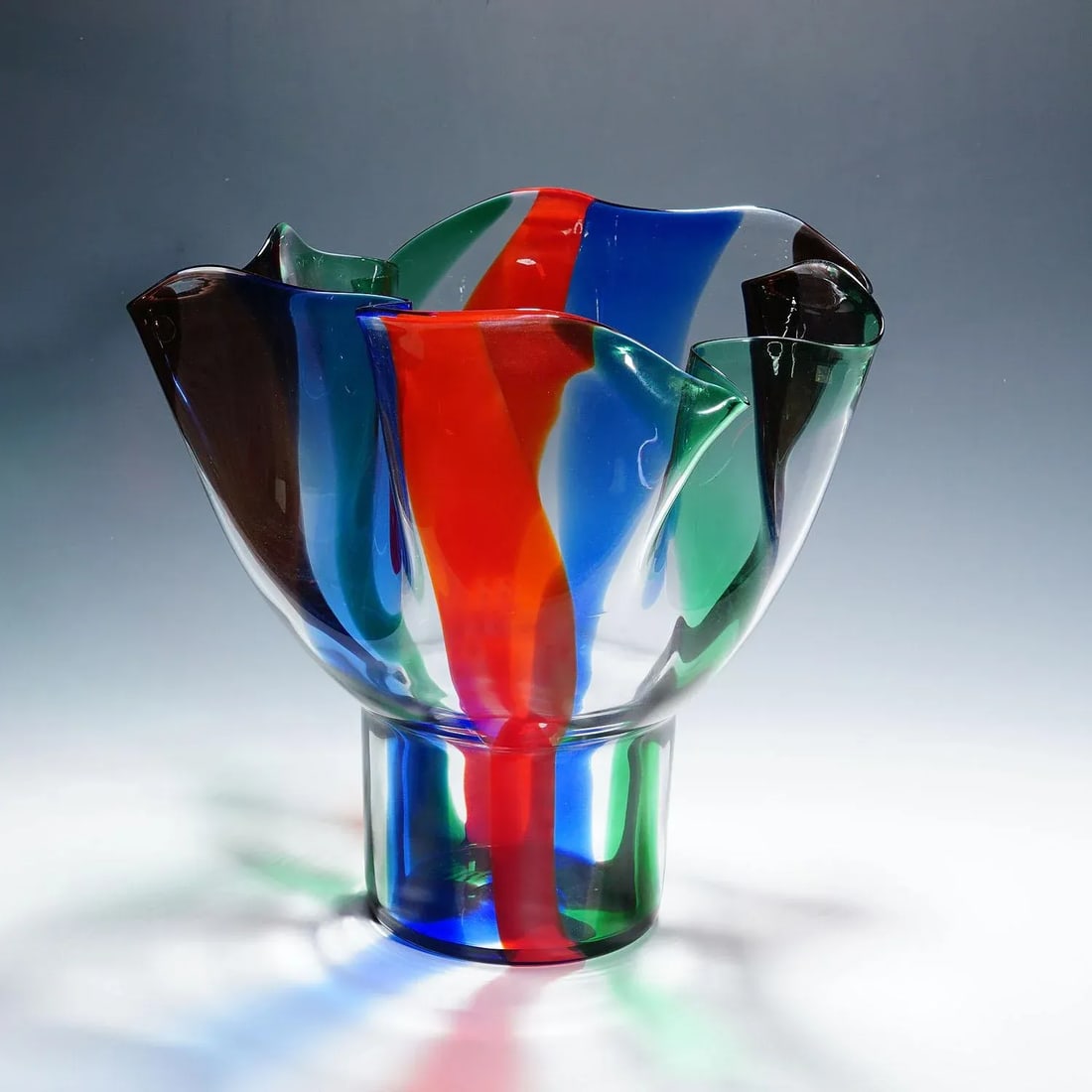Large Venini Vase 'Kukinto', Designed by Timo Sarpaneva in 1991 - 4