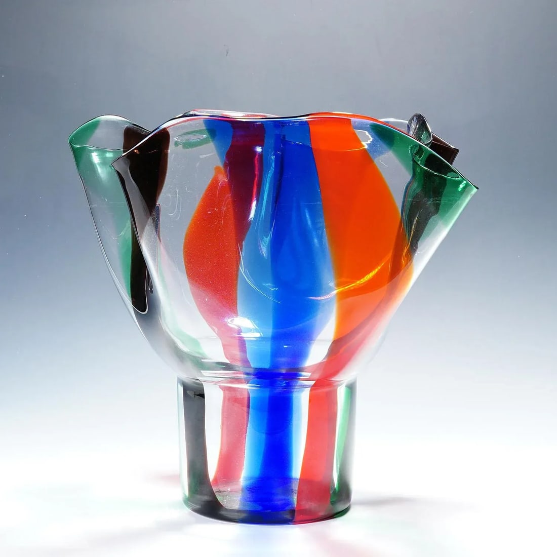 Large Venini Vase 'Kukinto', Designed by Timo Sarpaneva in 1991 - 5