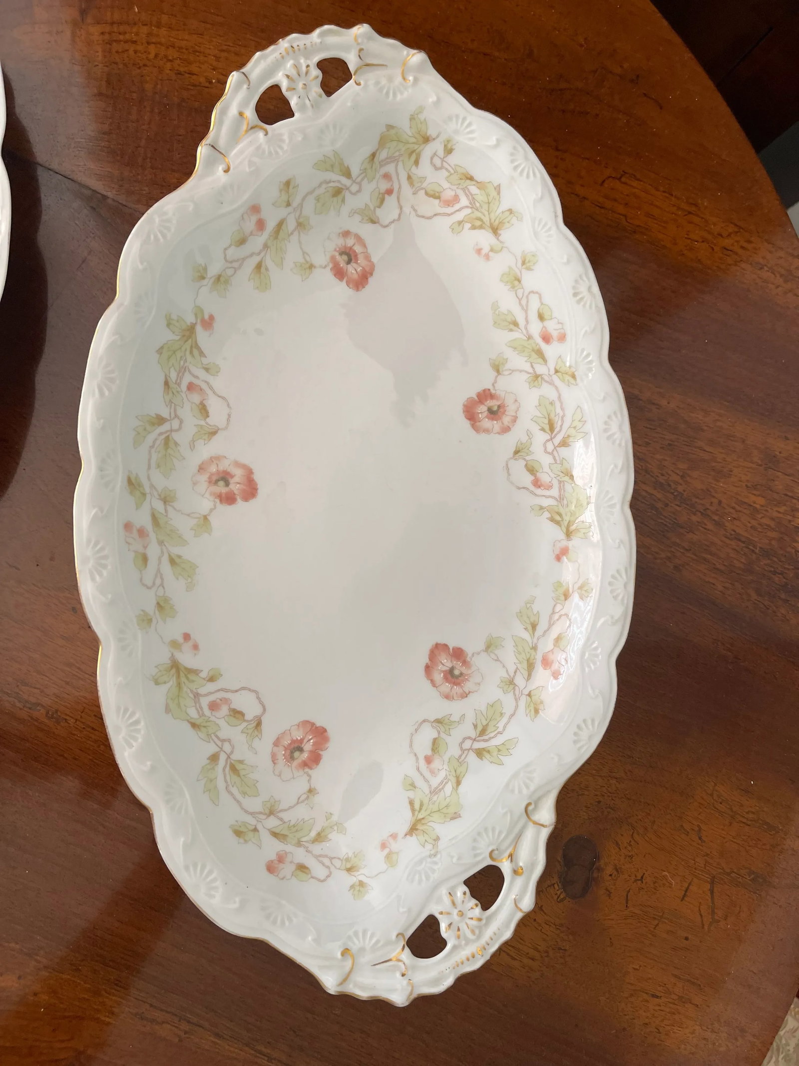 Boho Chic Antique French Porcelain Soup Tureen Serving Set- 5 Pieces - 10