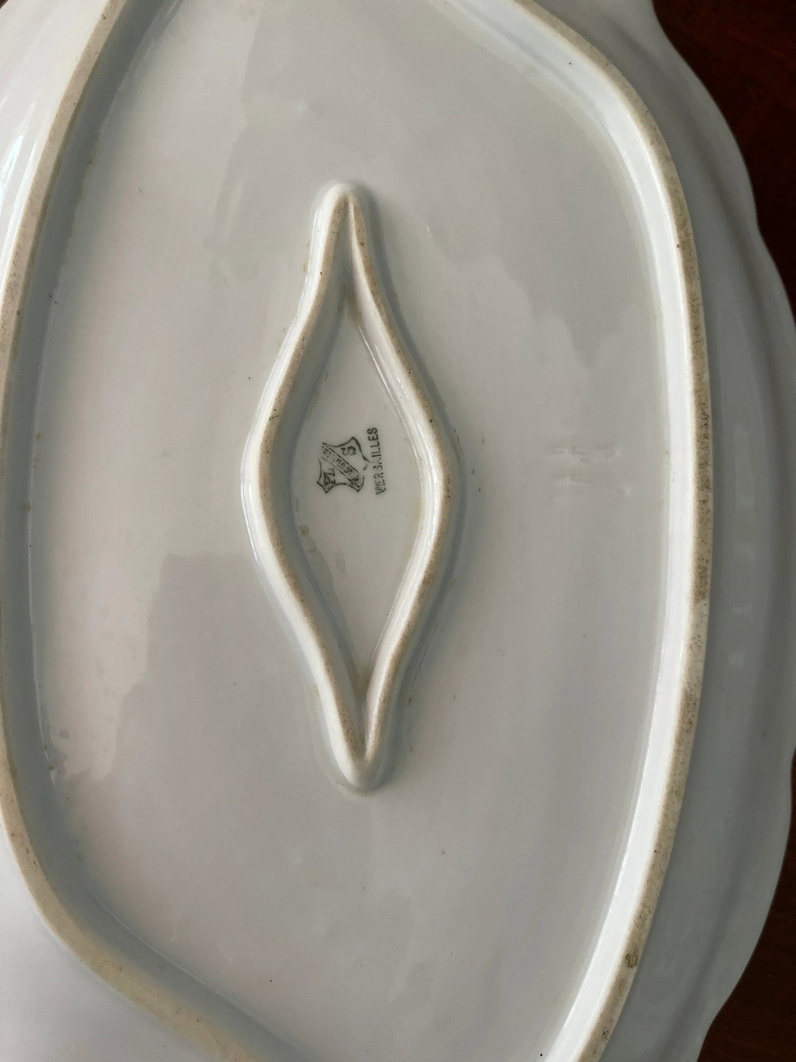 Boho Chic Antique French Porcelain Soup Tureen Serving Set- 5 Pieces - 7