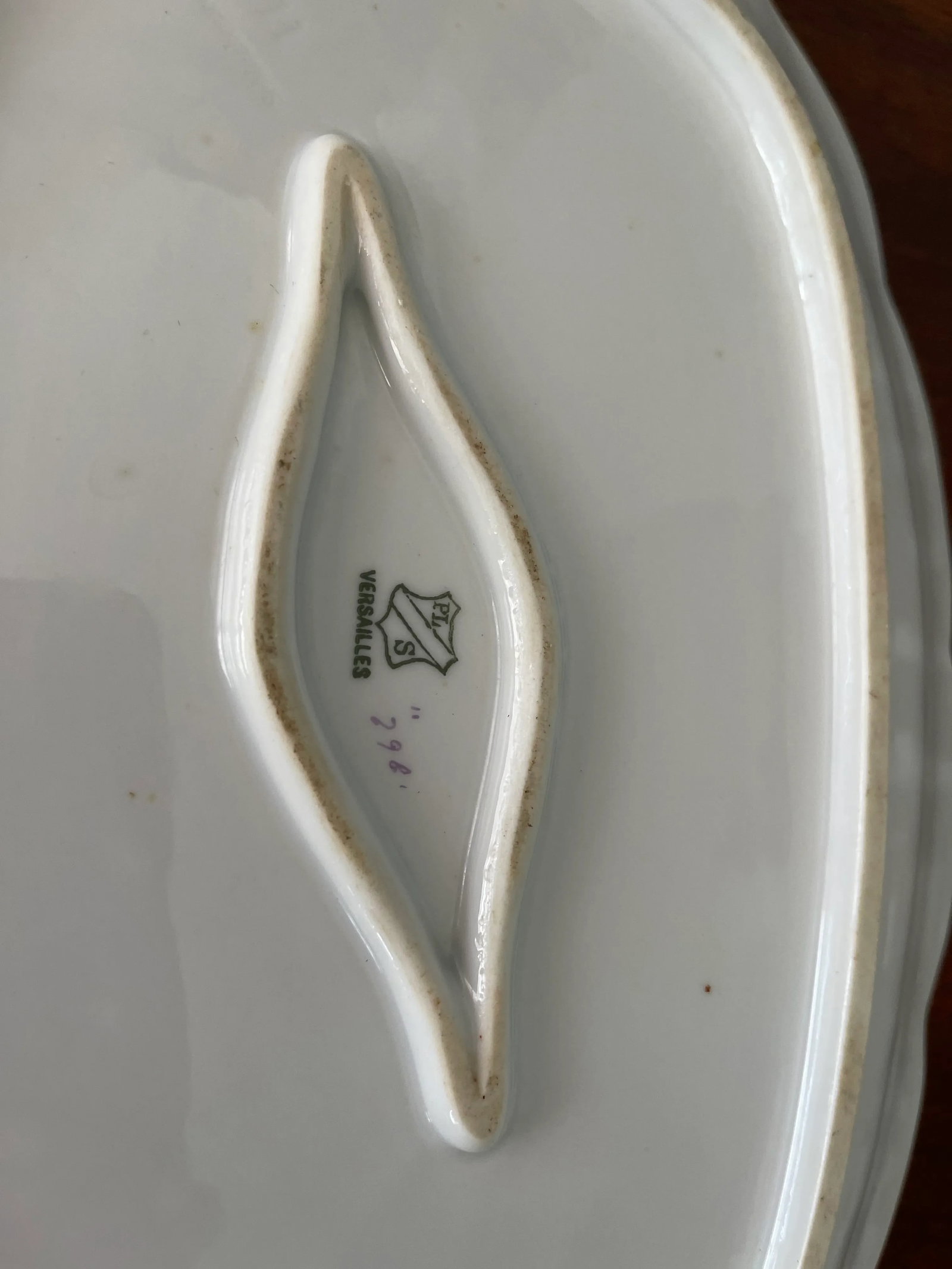 Boho Chic Antique French Porcelain Soup Tureen Serving Set- 5 Pieces - 8