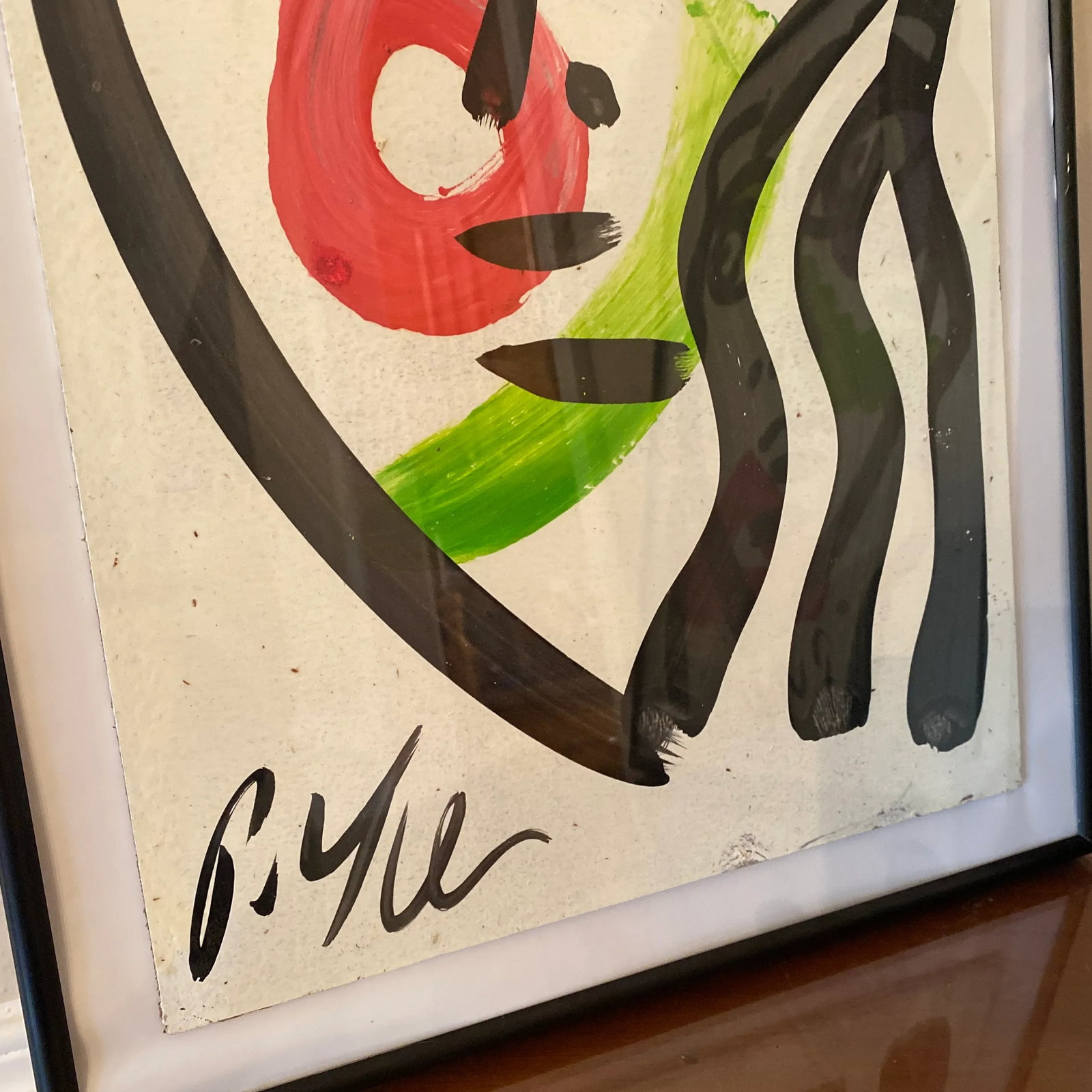 Peter Keil Original Abstract Portrait Painting on Board ~ a Pair - 5
