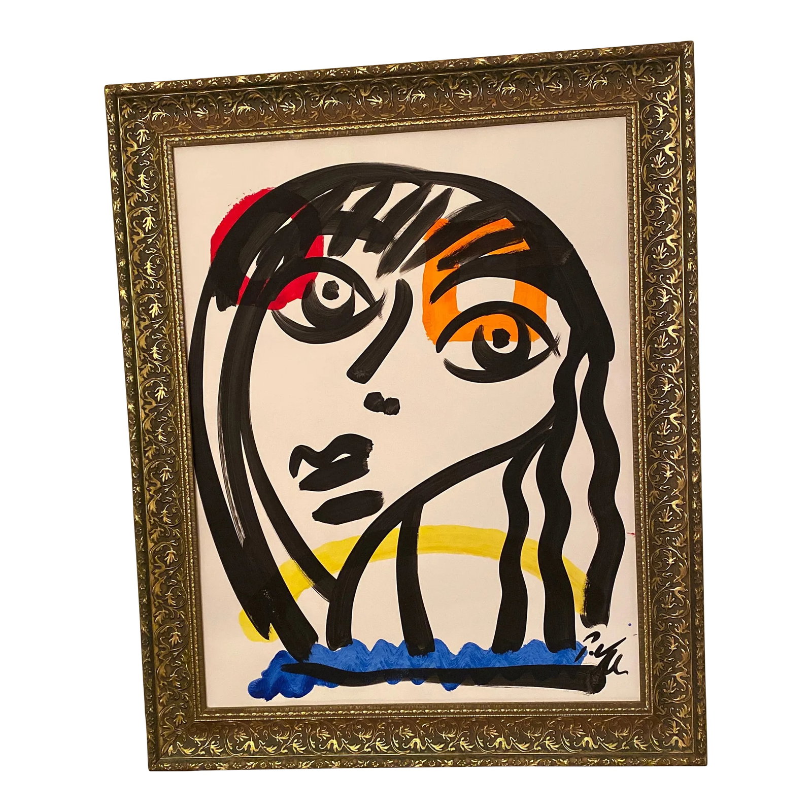 Vintage Abstract Portraiture; Original Artwork by Peter Robert Keil: Fantastic original paintings by Listed world renowned artist Peter Robert Keil (born 1942 Germany) Peter has self proclaimed to be the last of the living legend artists working in his career with