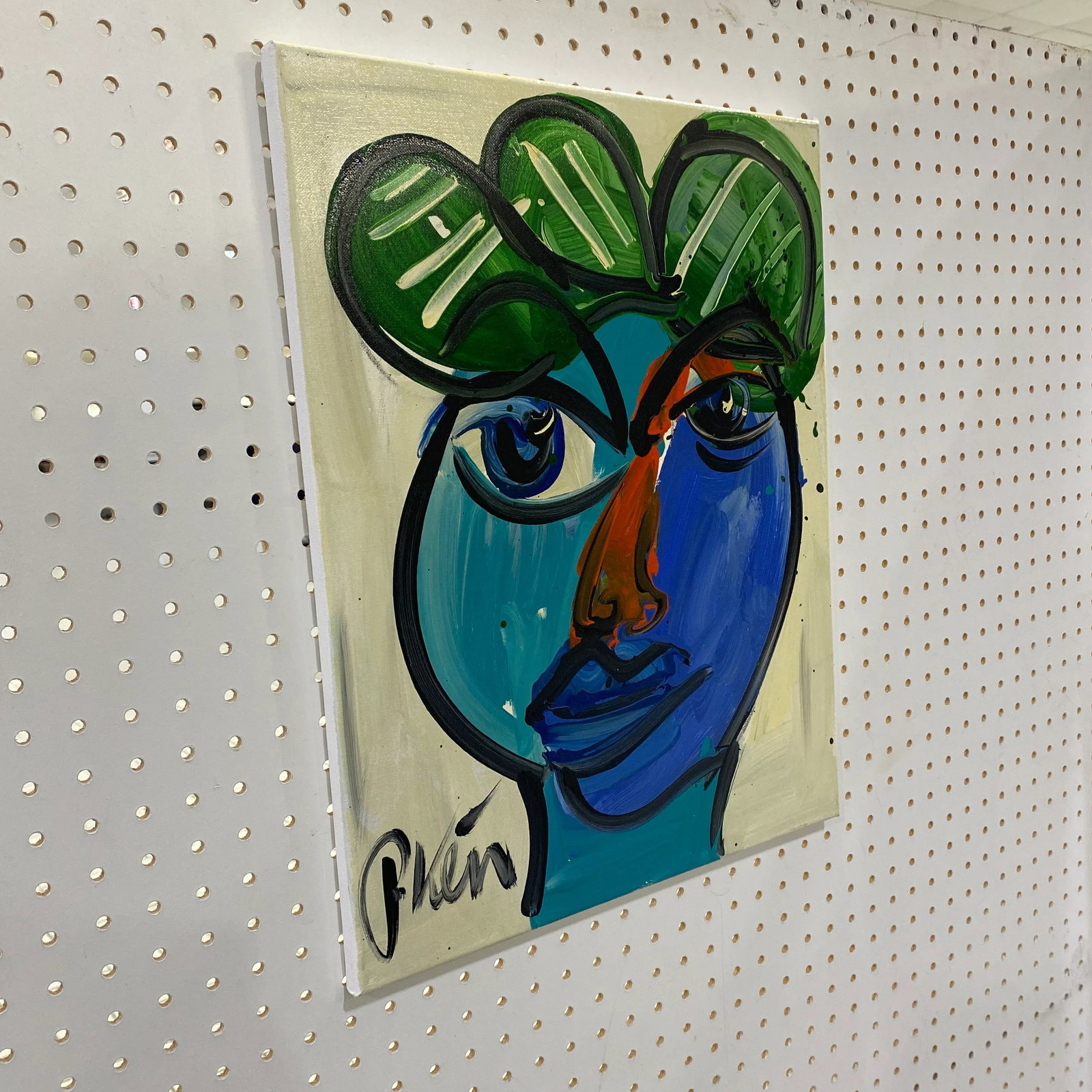 Vintage Abstract Portraiture; Original Artwork by Peter Robert Keil - 2