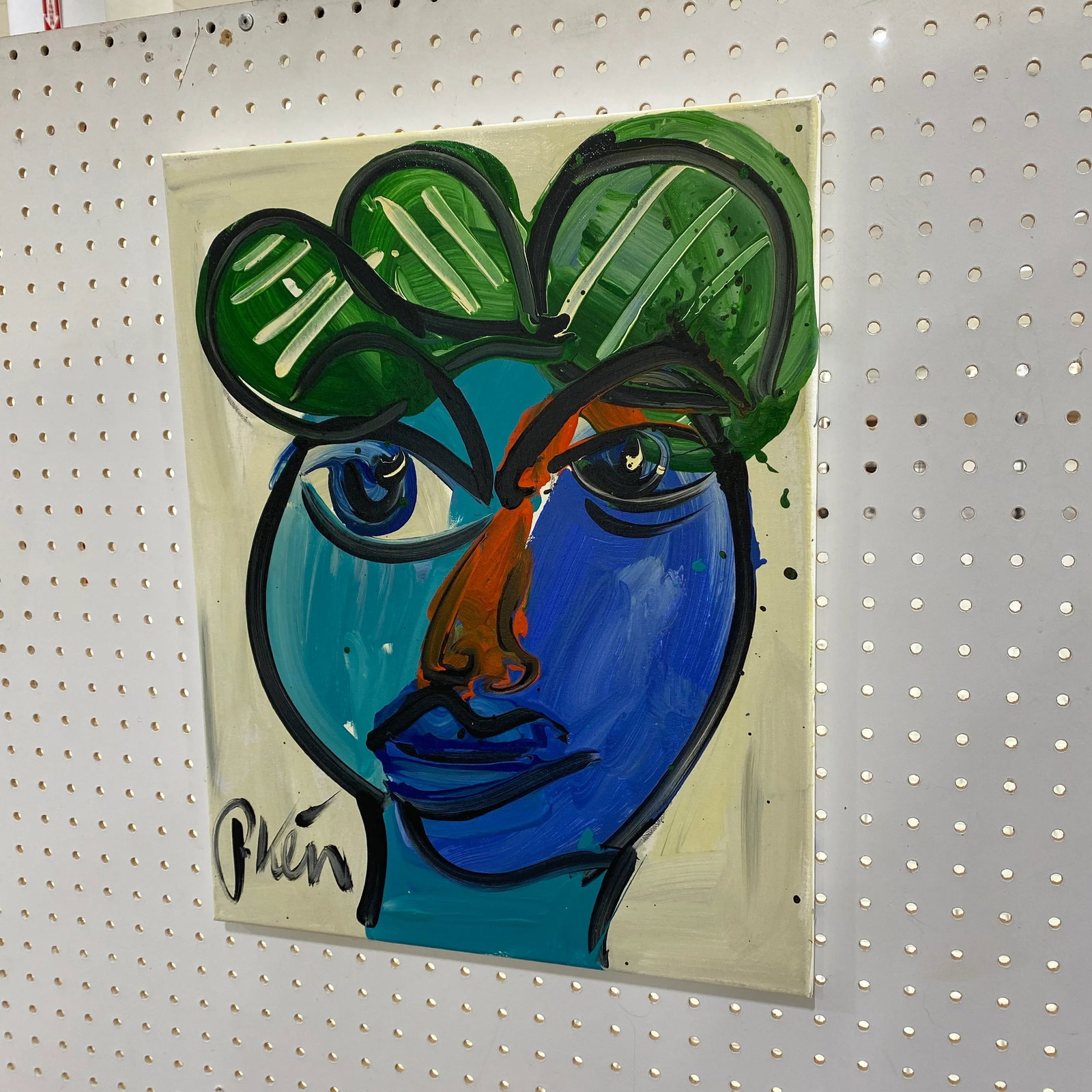 Vintage Abstract Portraiture; Original Artwork by Peter Robert Keil - 3