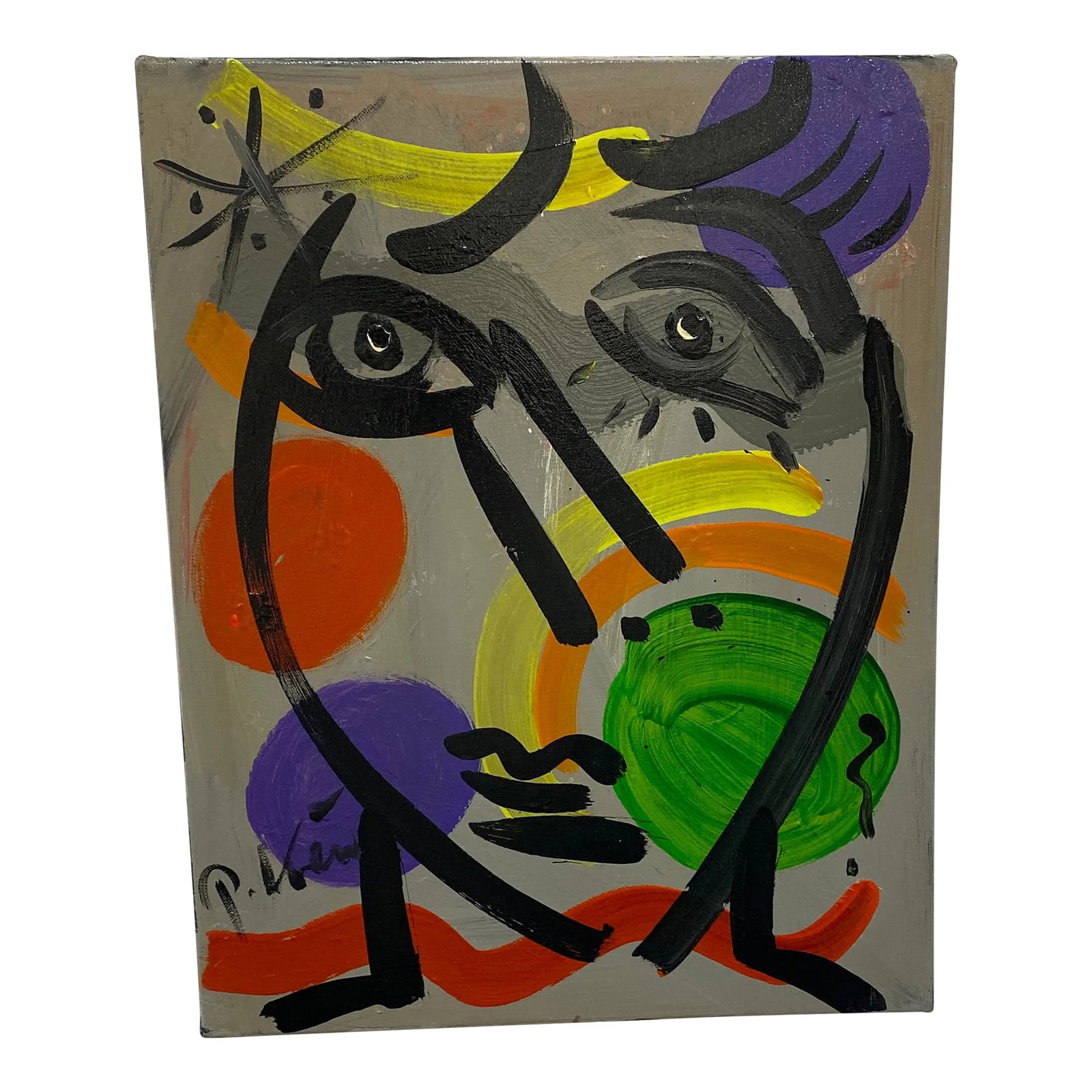 Vintage Abstract Portraiture; Original Artwork by Peter Robert Keil: Fantastic original paintings by Listed world renowned artist Peter Robert Keil (born 1942 Germany) Peter has self proclaimed to be the last of the living legend artists working in his career with