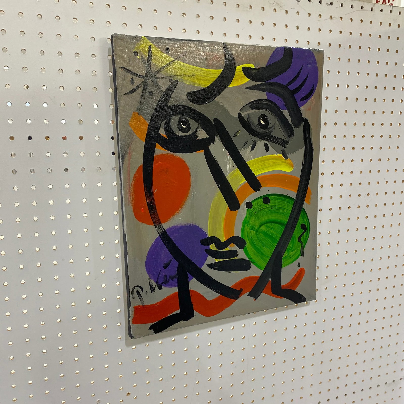 Vintage Abstract Portraiture; Original Artwork by Peter Robert Keil - 2