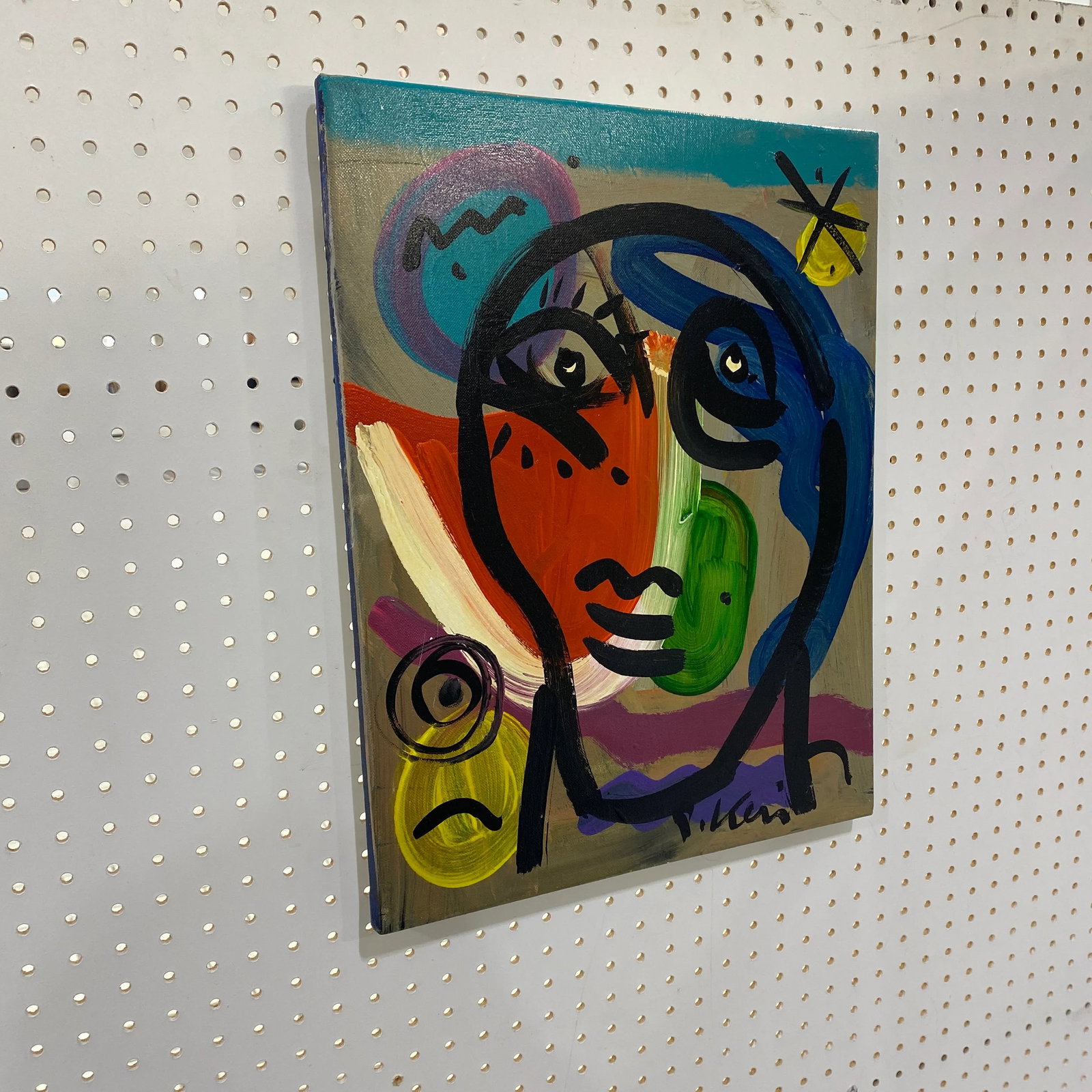 Vintage Abstract Portraiture; Original Artwork by Peter Robert Keil - 2
