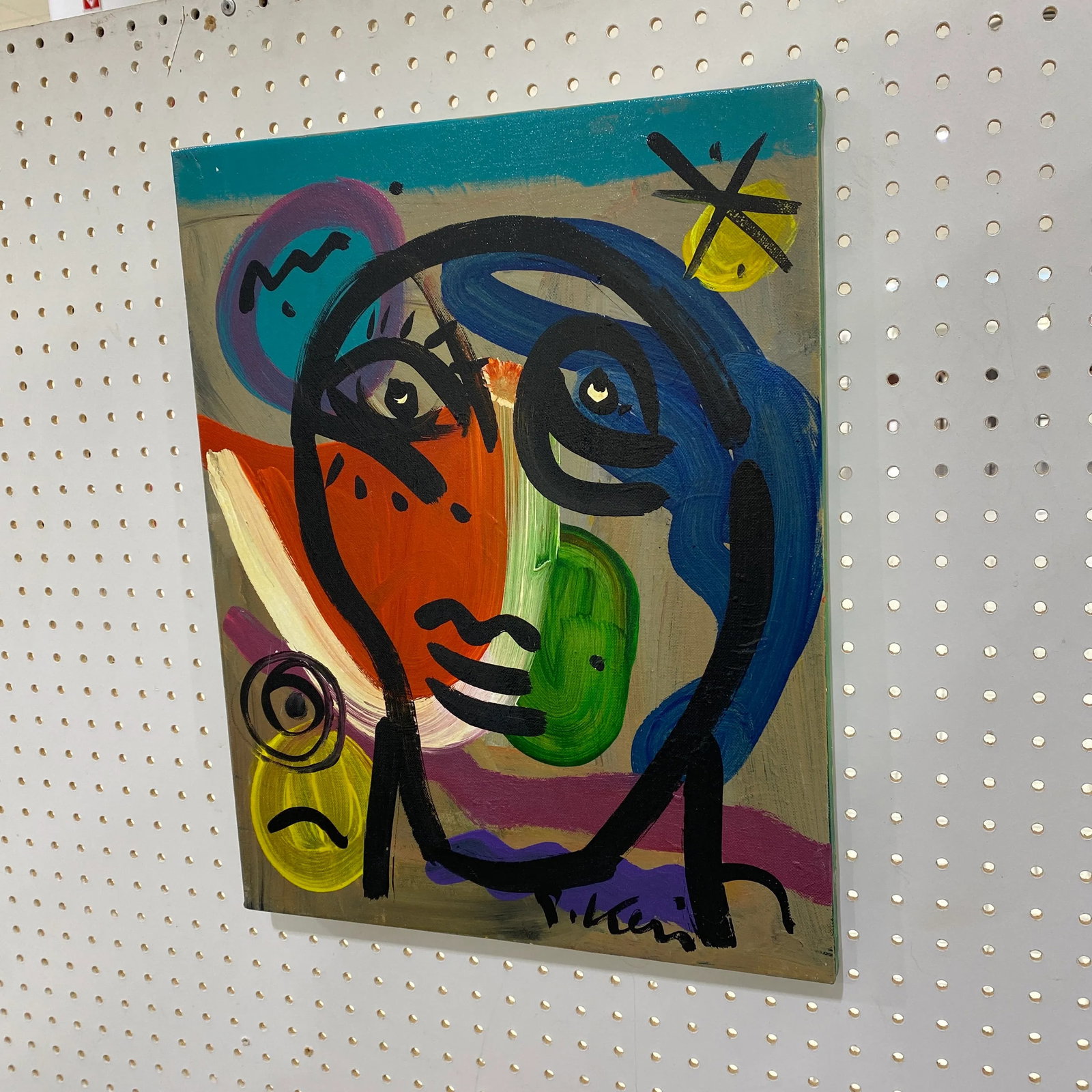 Vintage Abstract Portraiture; Original Artwork by Peter Robert Keil - 3