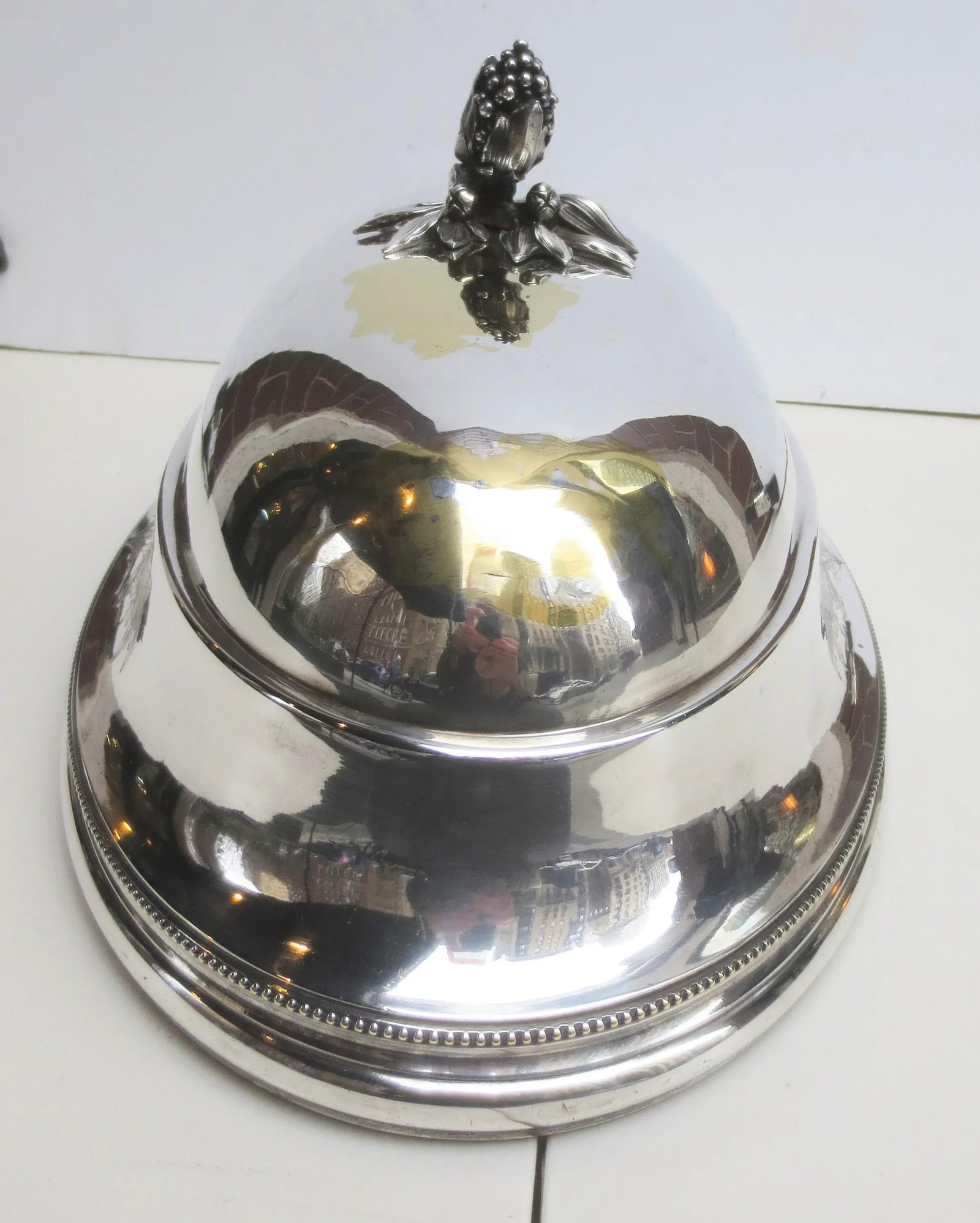 Christofle Silver Plate Serving Dome Circa 1900 - 2