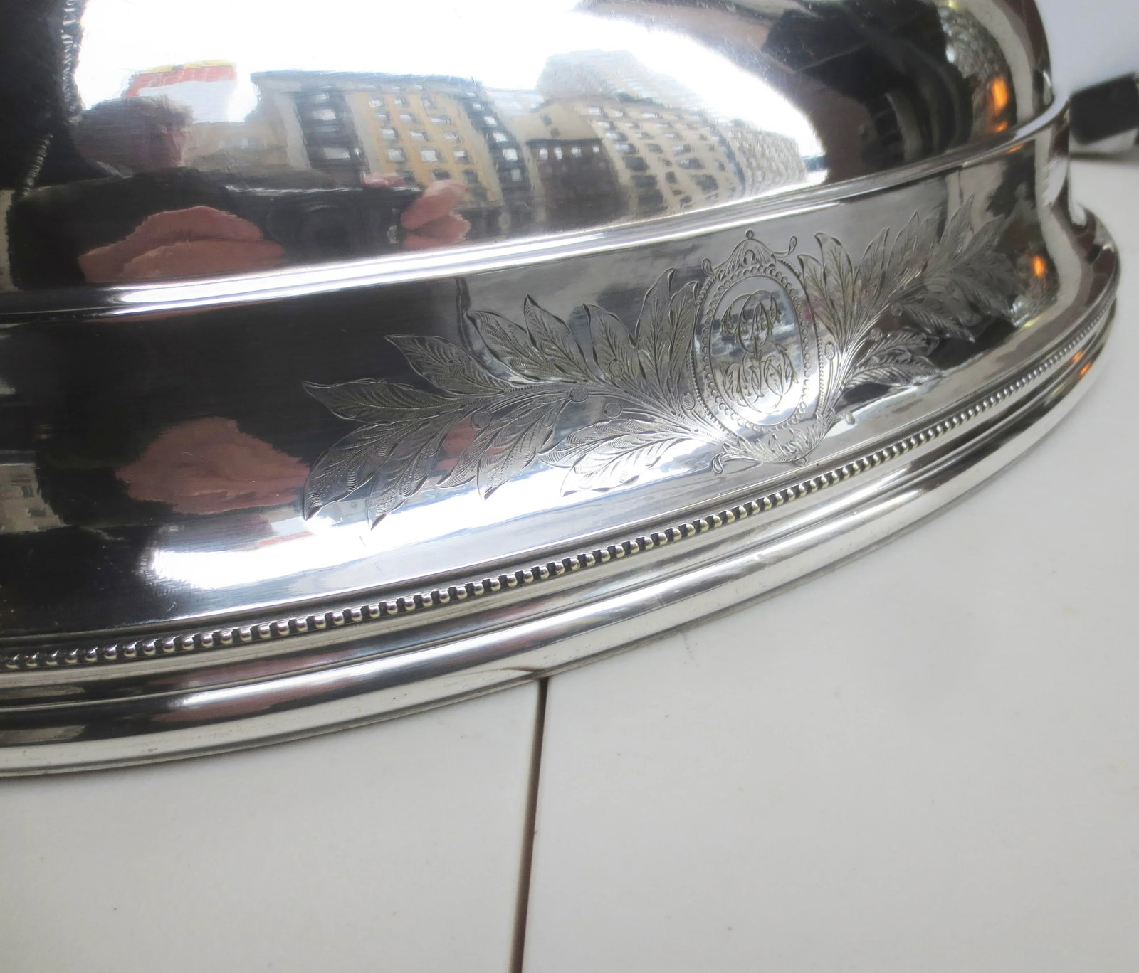 Christofle Silver Plate Serving Dome Circa 1900 - 6