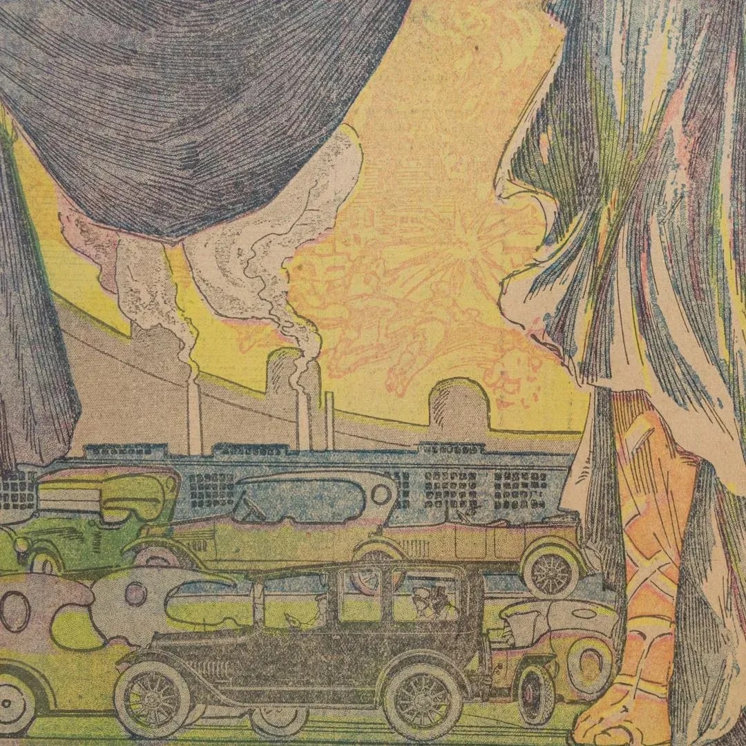 Art Deco Exhibition Poster | Pacific Auto Show 1919 San Francisco Examiner - 7