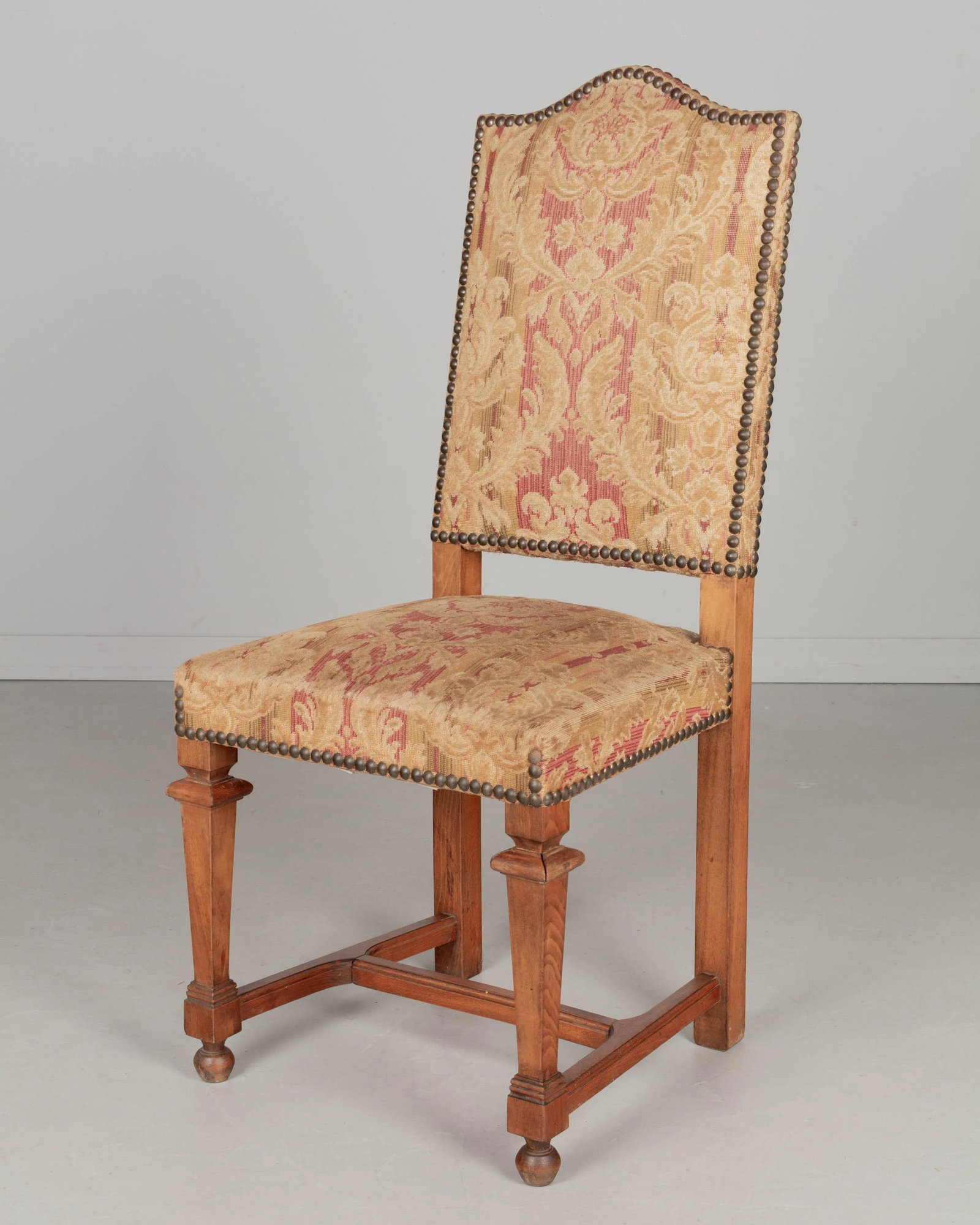 French Louis XIII Style Dining Chairs, Set of 4 - 2