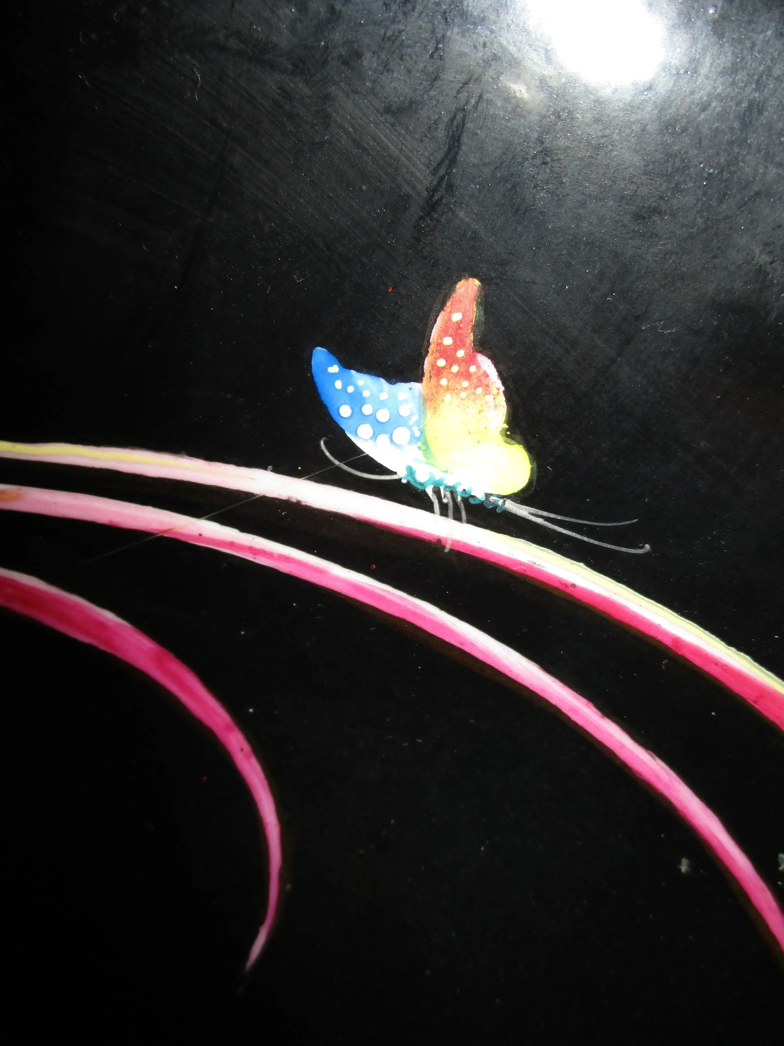 French Deco Charger With Birds - 4