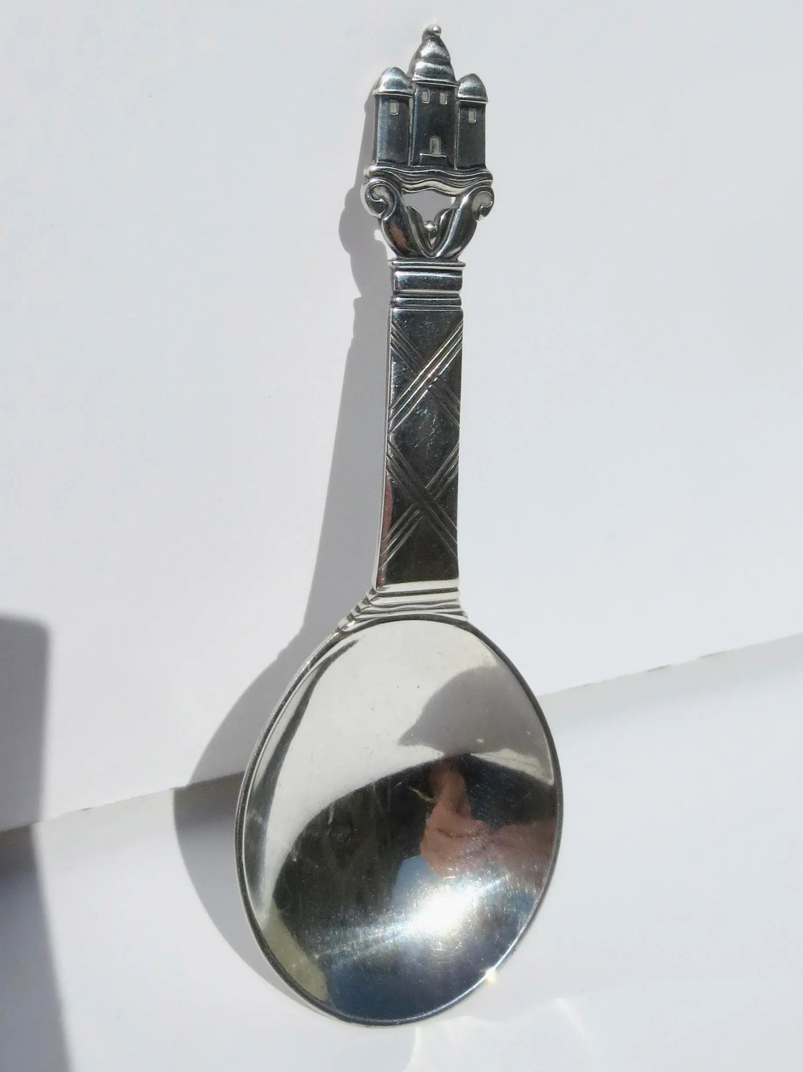 Georg Jensen Sterling Silver Tea Caddy Pattern Gej7 Circa 1933-44 - 2