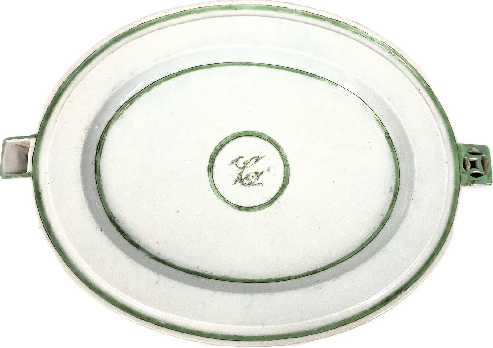 Large Chinese Export Porcelain Warming Dish With Lid - 3