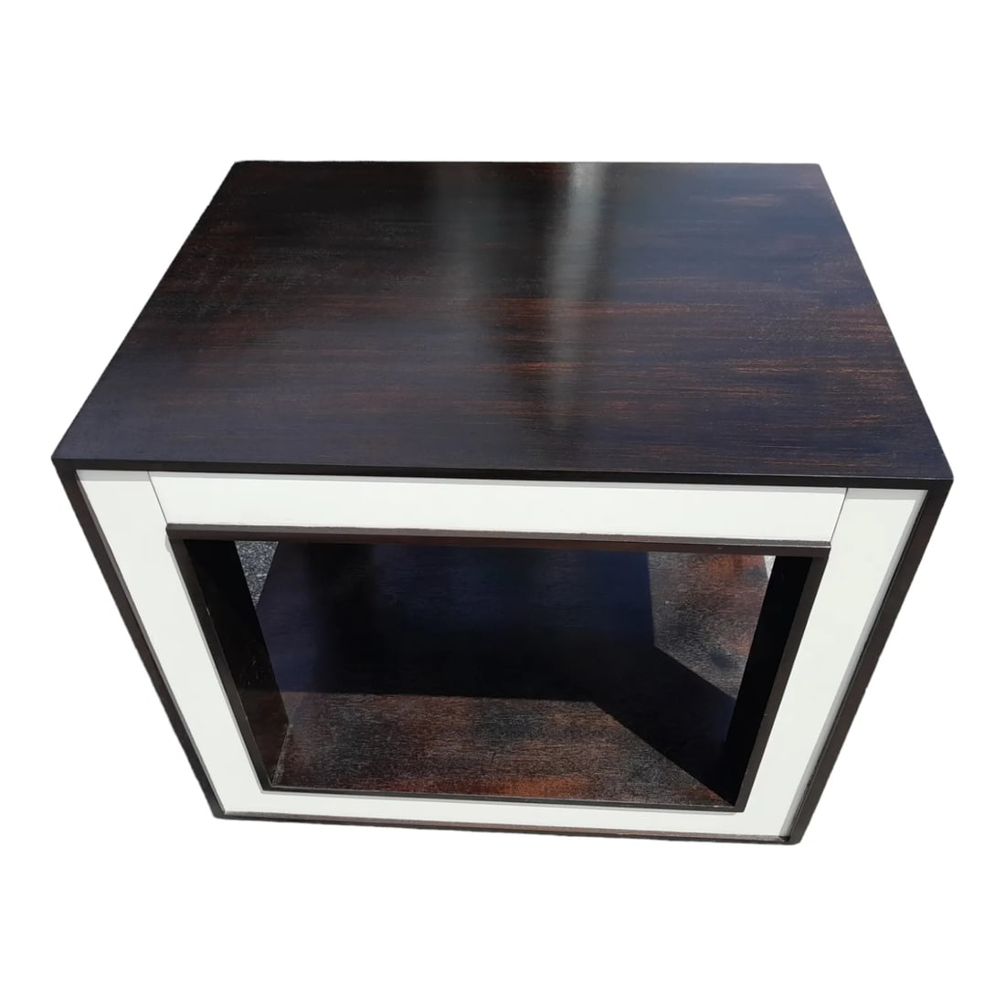 Michael Berman Los Angeles Marquis Side Table With Hidden Drawer. ' - 4