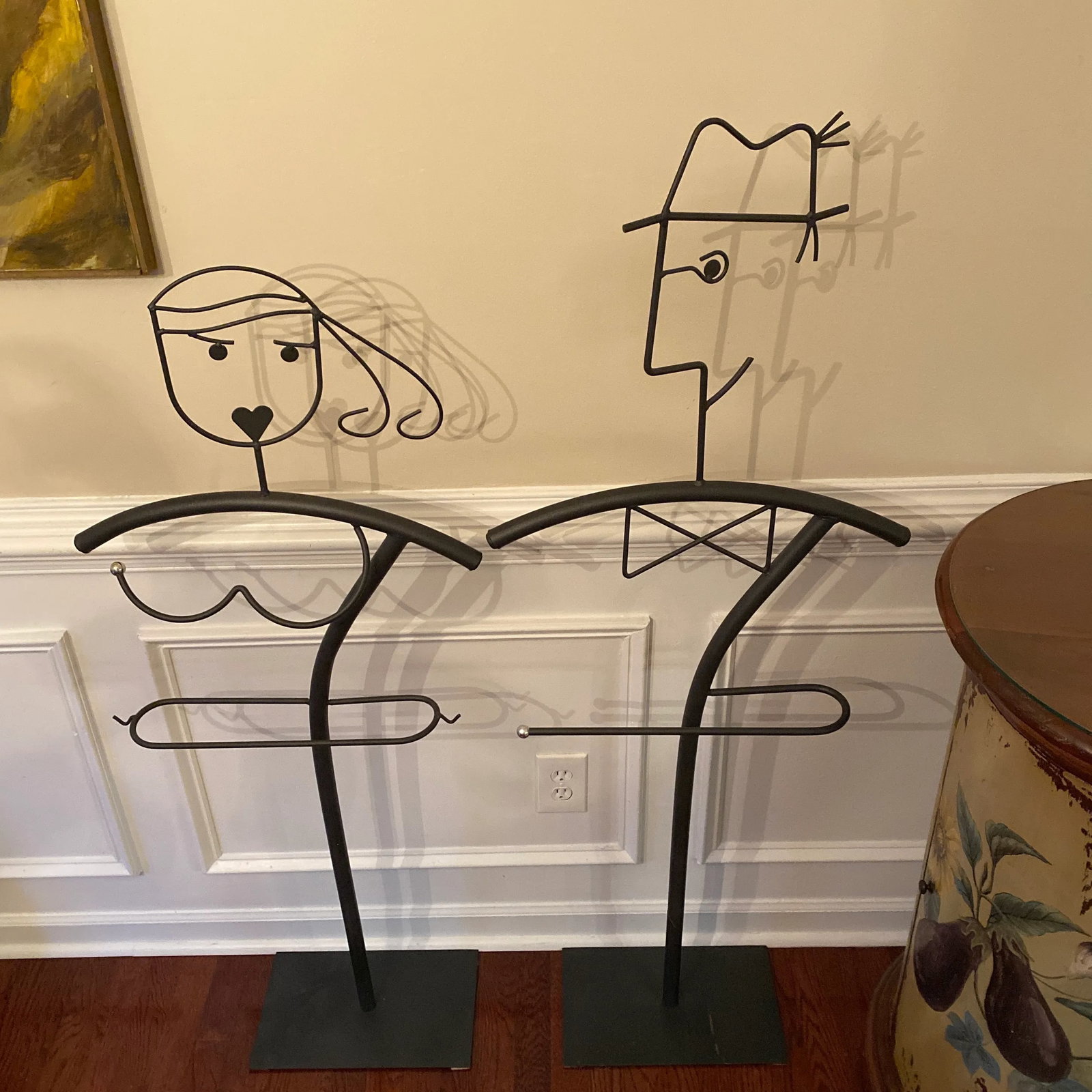1980s Post-Modern Valet Man & Woman - a Pair - 8