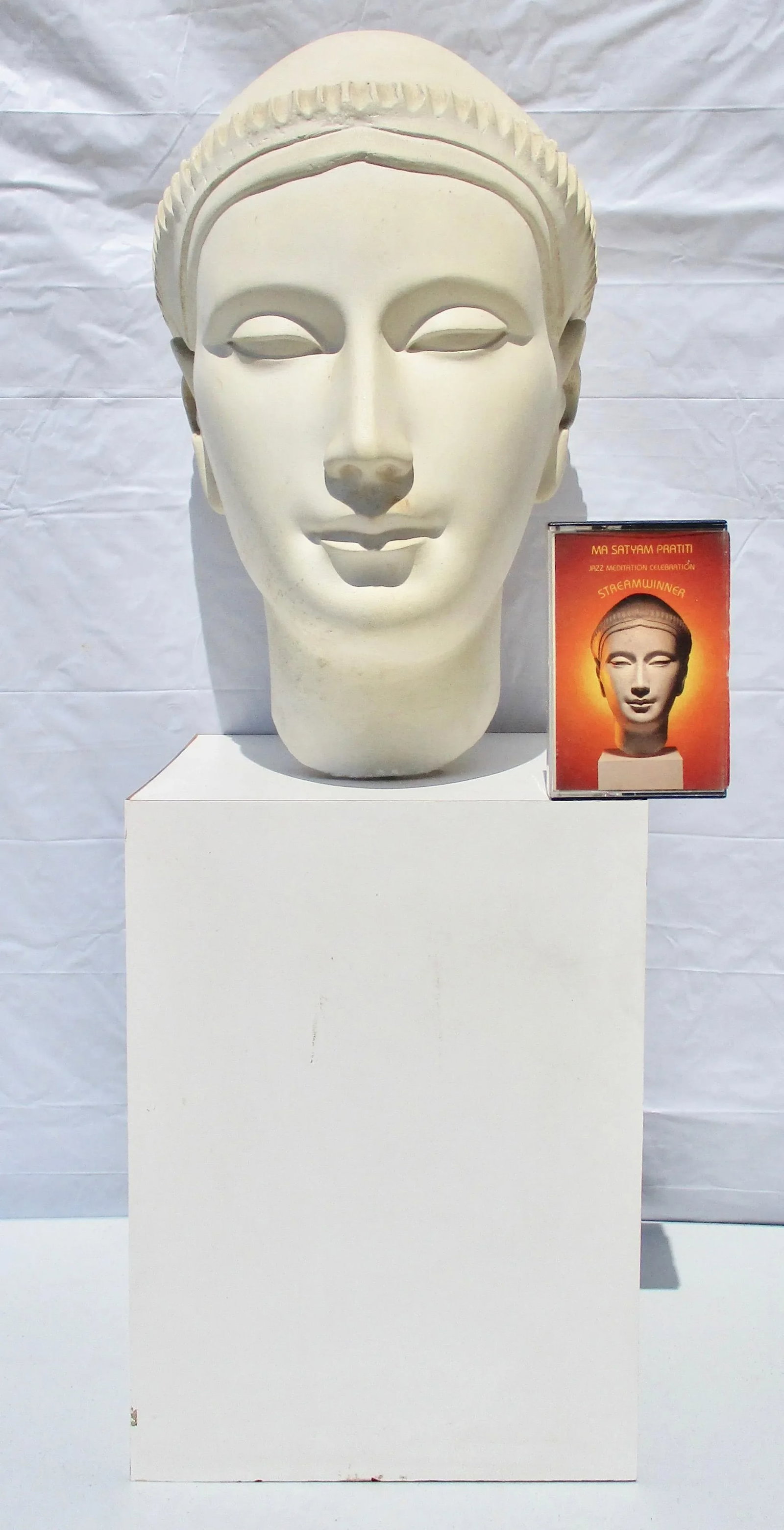 1980s Ageho Album Cover & Head Sculpture - 2 Pieces - 12