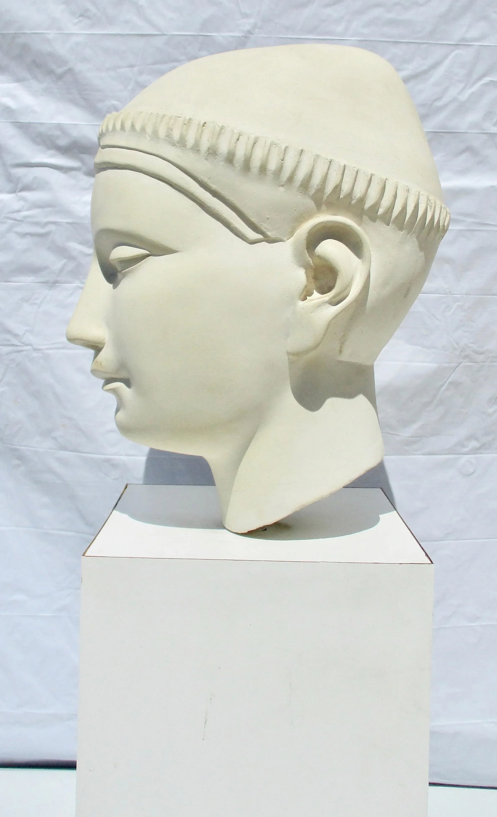 1980s Ageho Album Cover & Head Sculpture - 2 Pieces - 3