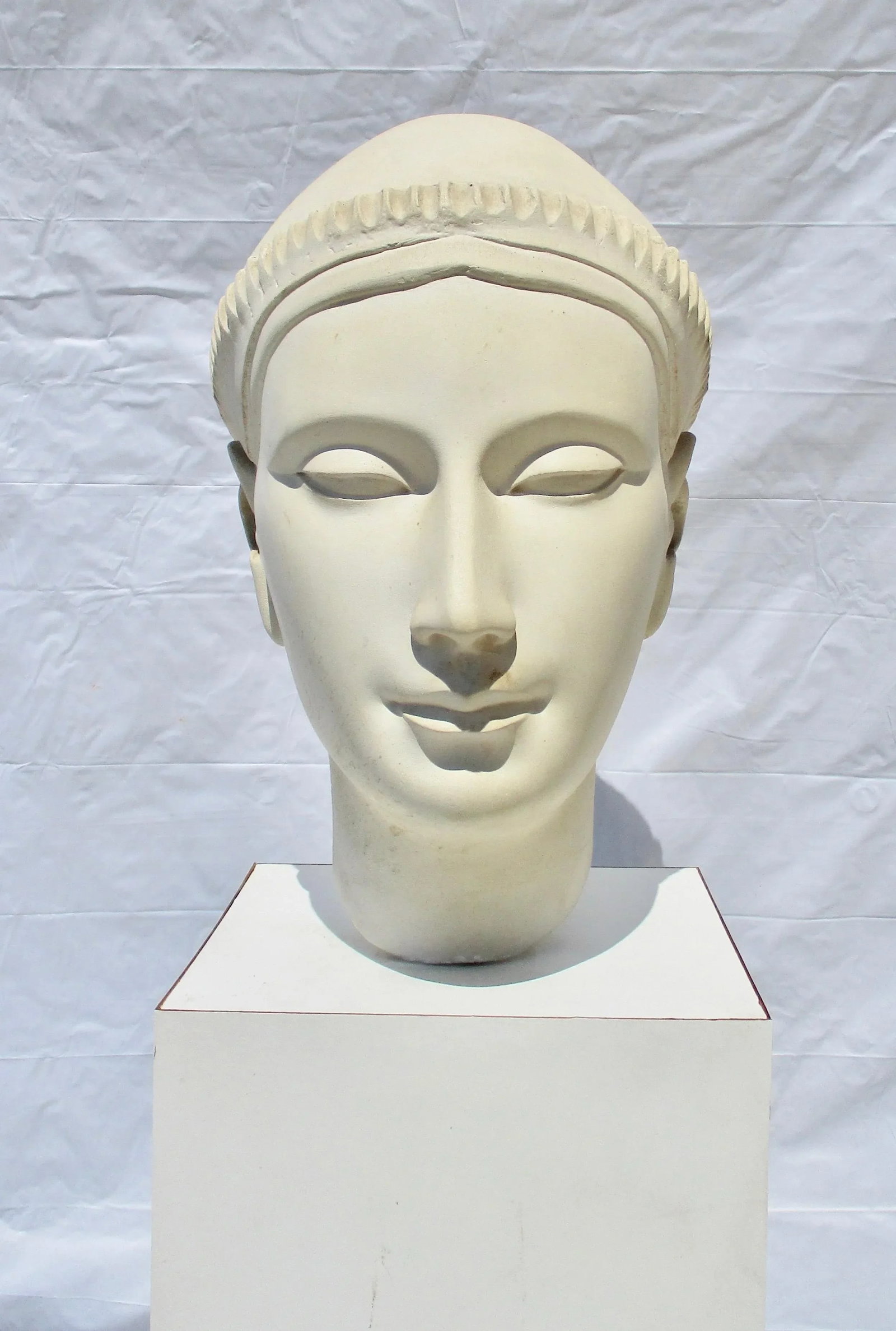 1980s Ageho Album Cover & Head Sculpture - 2 Pieces - 7