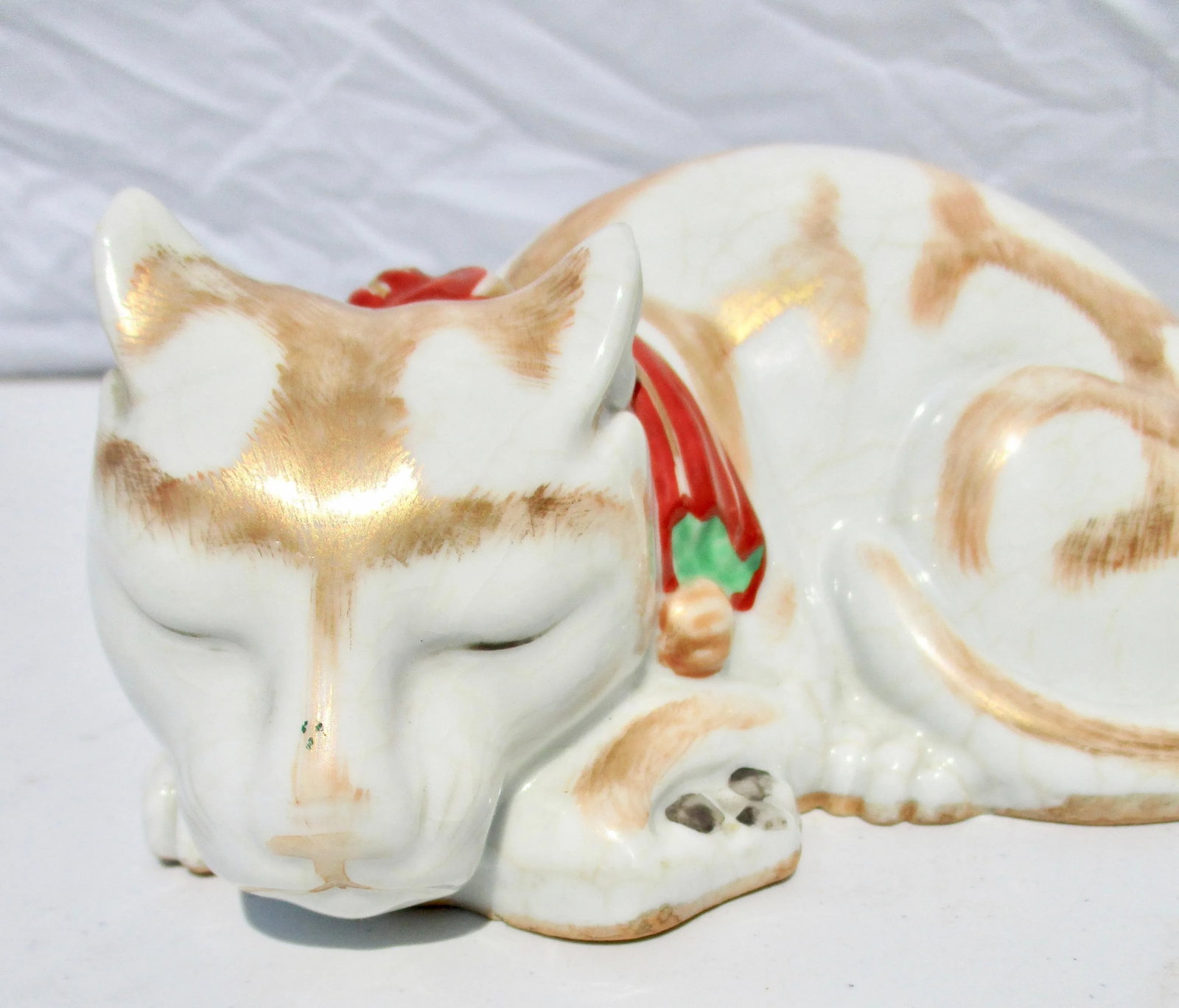 19th Century Japanese Kutani Porcelain Cat - 3