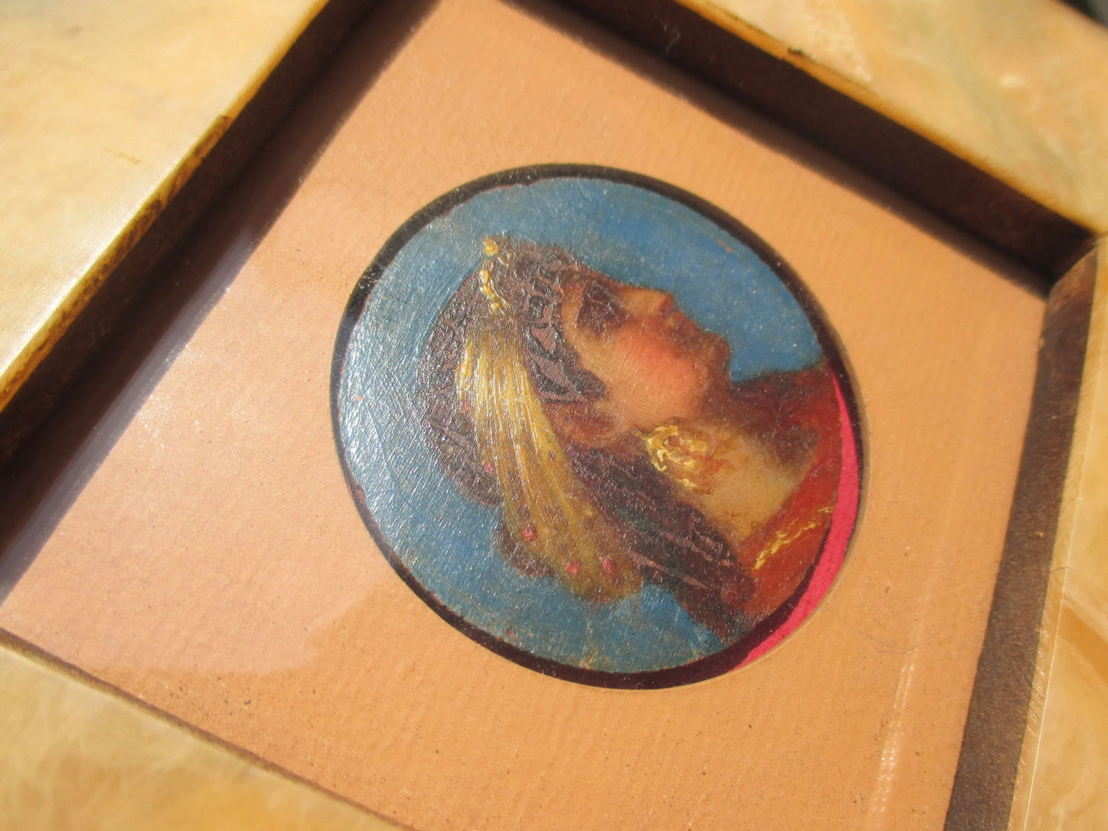 Egyptian Revival Portraits- Pair of 2 - 8