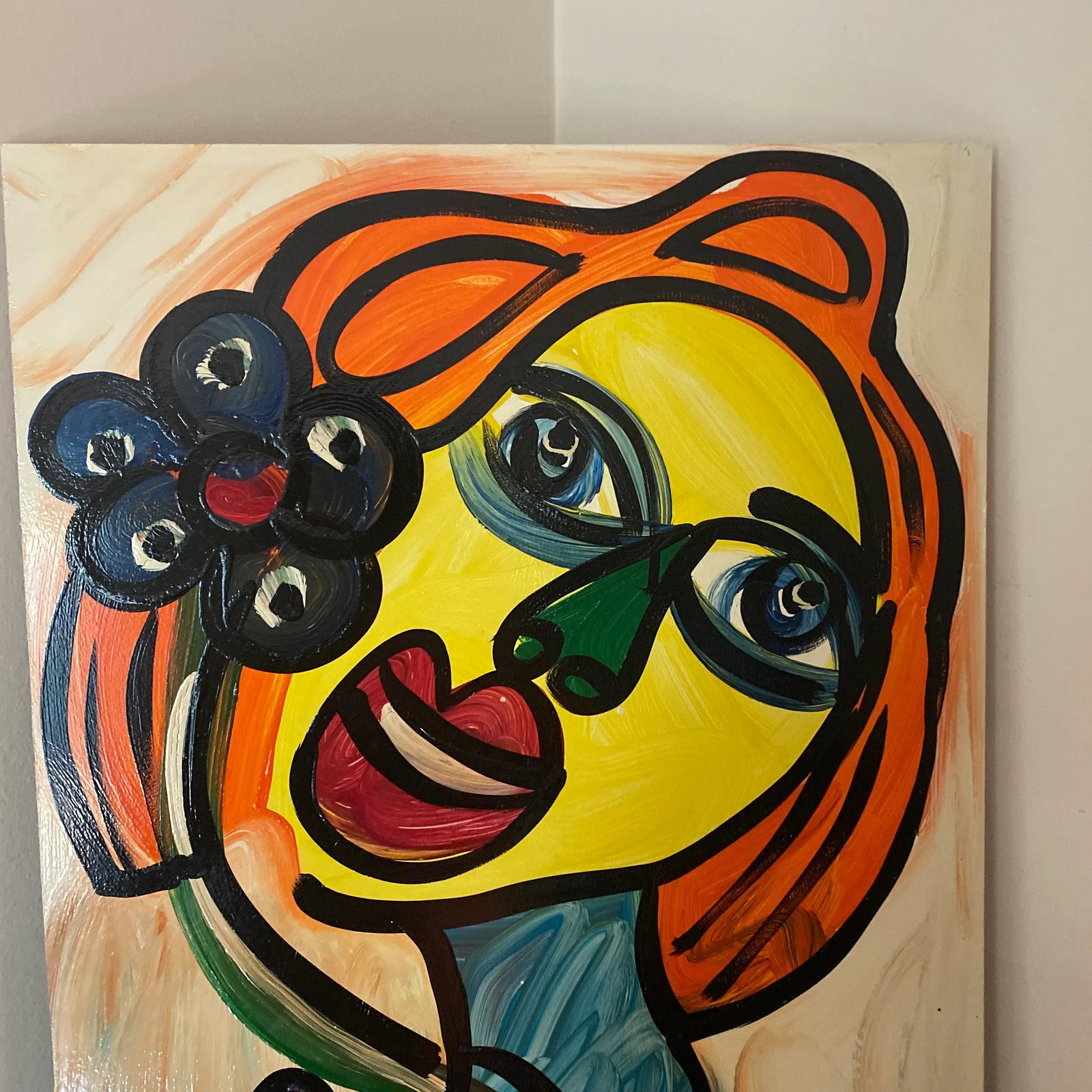 Vintage Abstract Portraiture; Original Artwork by Peter Robert Keil - 2