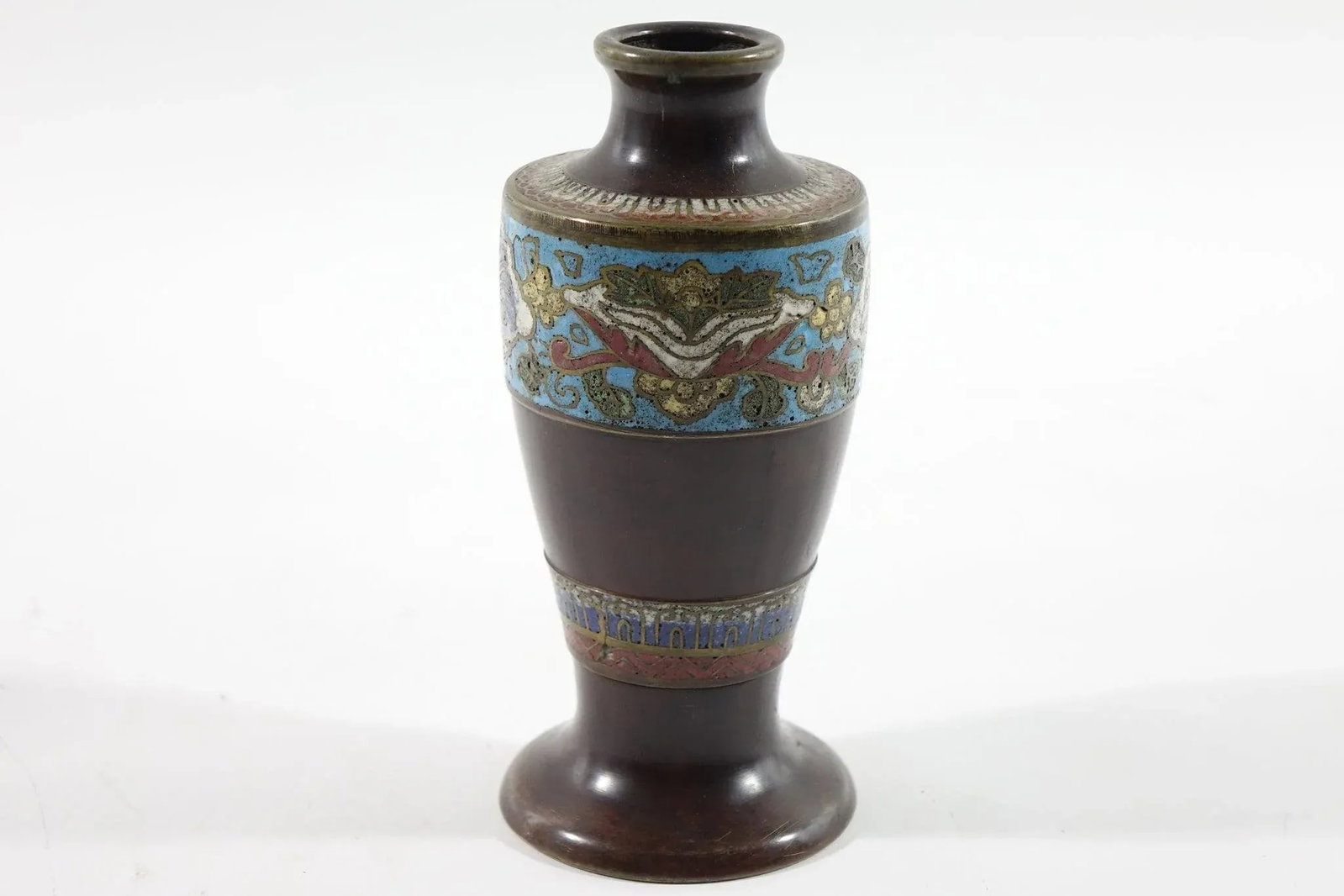 Early 19th Century Antique Chinese Bronze Cloisonne - A Pair - 7