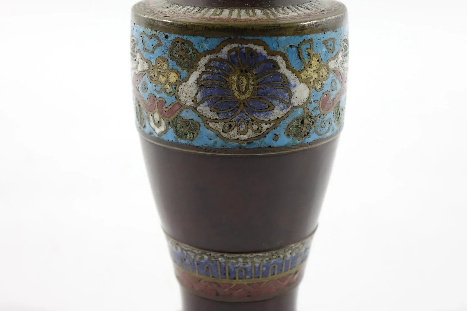 Early 19th Century Antique Chinese Bronze Cloisonne - A Pair - 9
