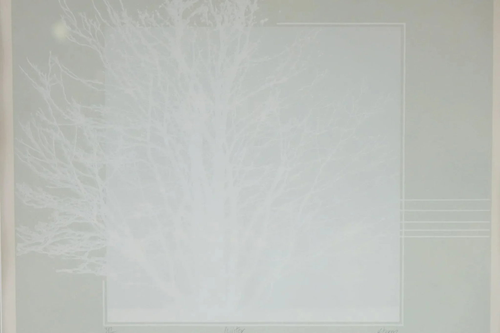 Late 20th Century Winter Lithograph Signed - 5