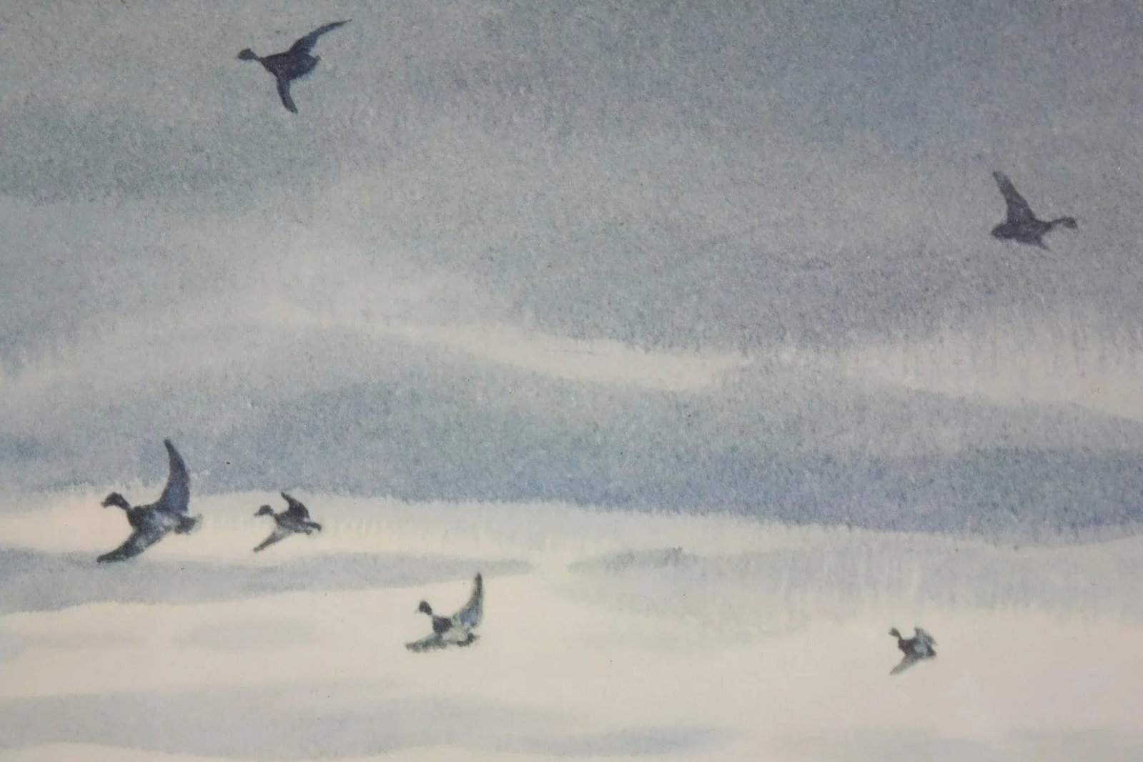 Pick up Time Barnegat Bay Signed Print of Original Watercolor Painting by Artis - 2