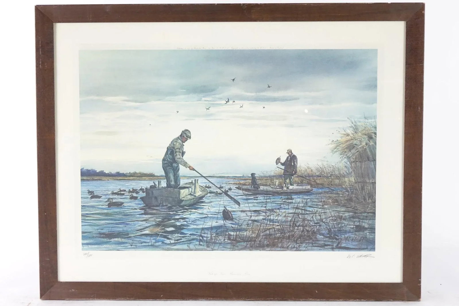 Pick up Time Barnegat Bay Signed Print of Original Watercolor Painting by Artis - 9