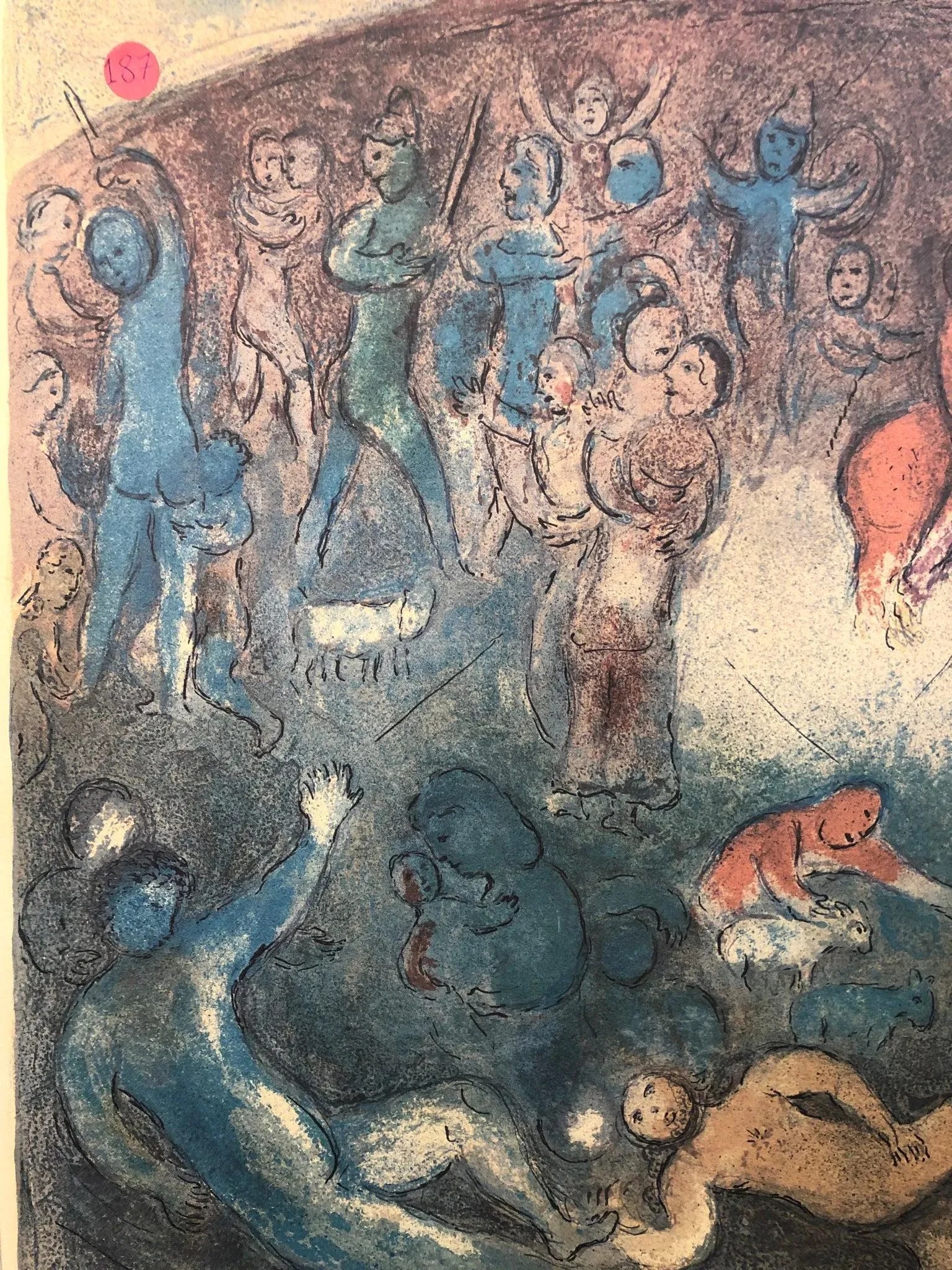 Marc Chagall Poster from 1970s, Framed - 3