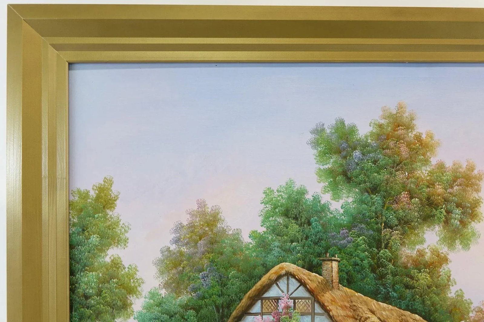 The Homestead Large Original Oil Painting on Canvas Signed - 5