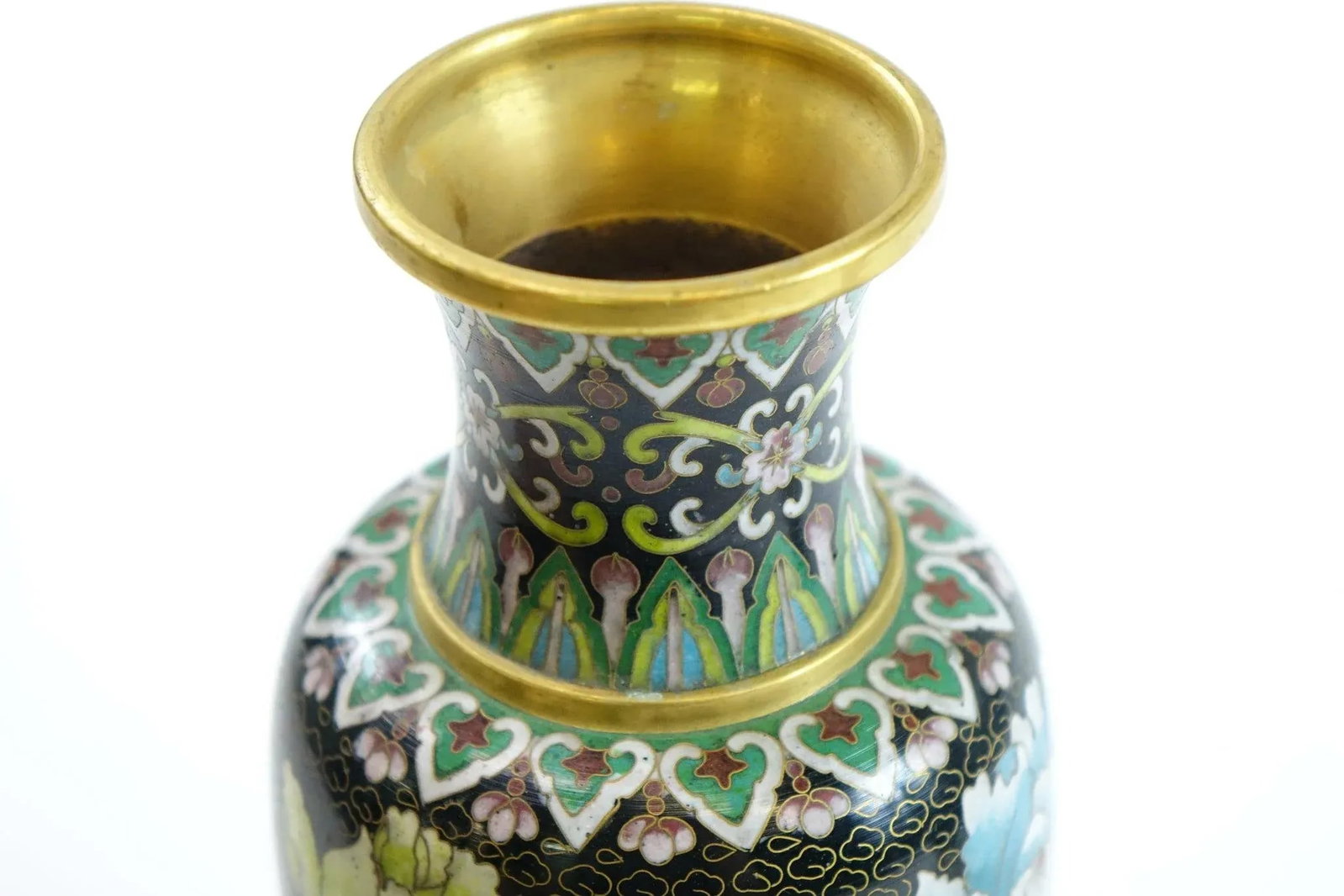 Early 20th Century Chinese Cloisonne Vases - A Pair - 4