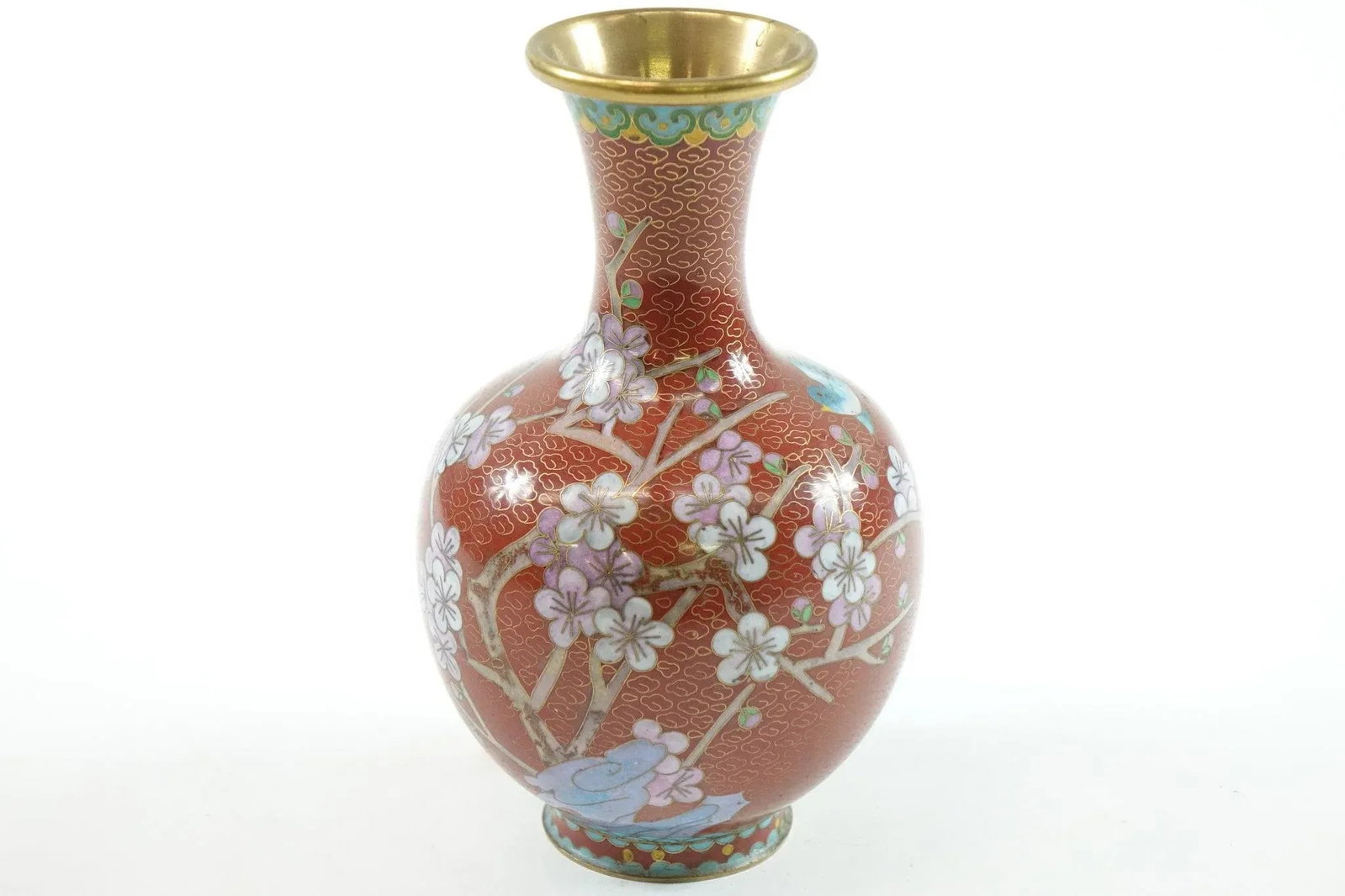 Early 20th Century Chinese Cloisonne Vases - A Pair - 2