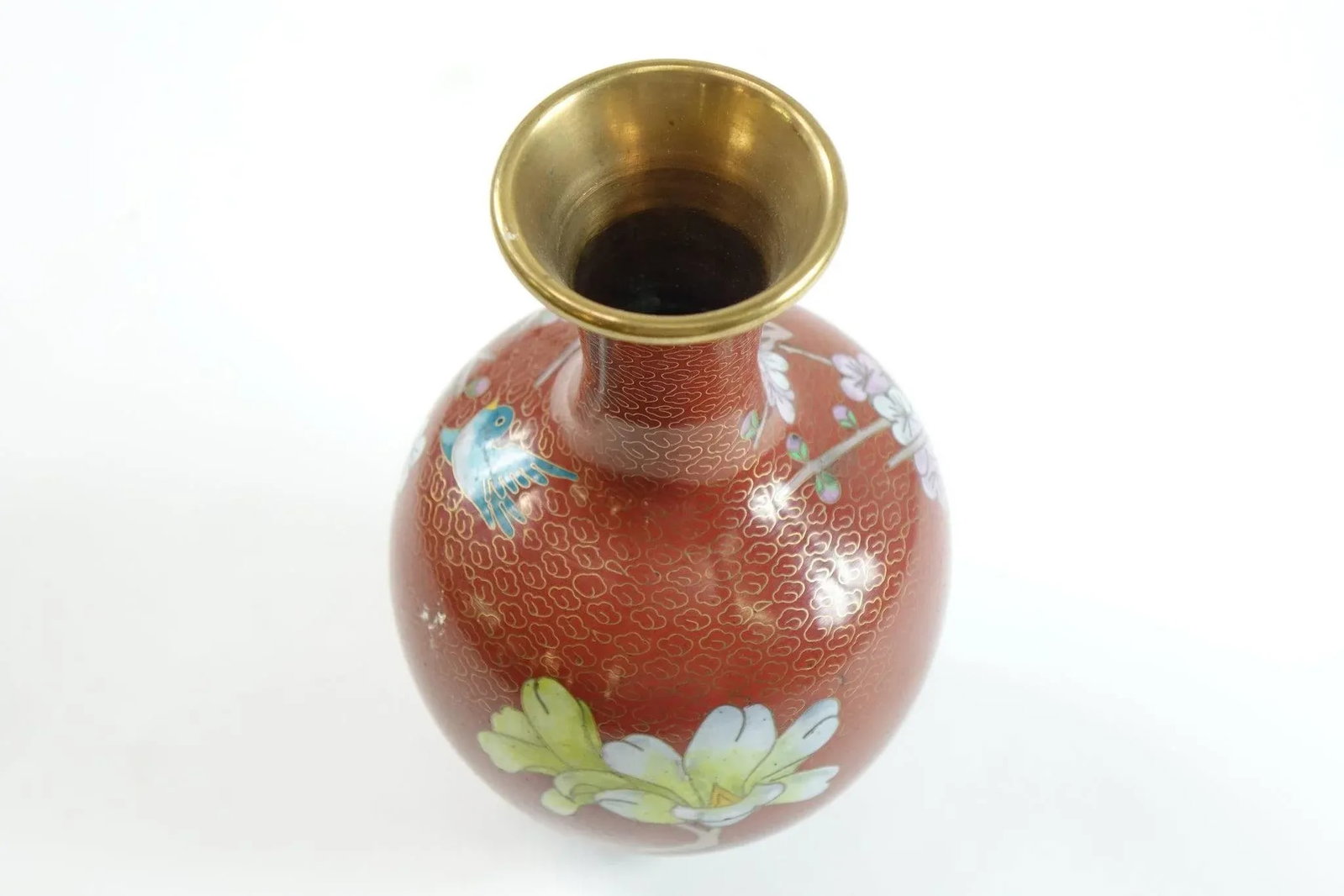 Early 20th Century Chinese Cloisonne Vases - A Pair - 4