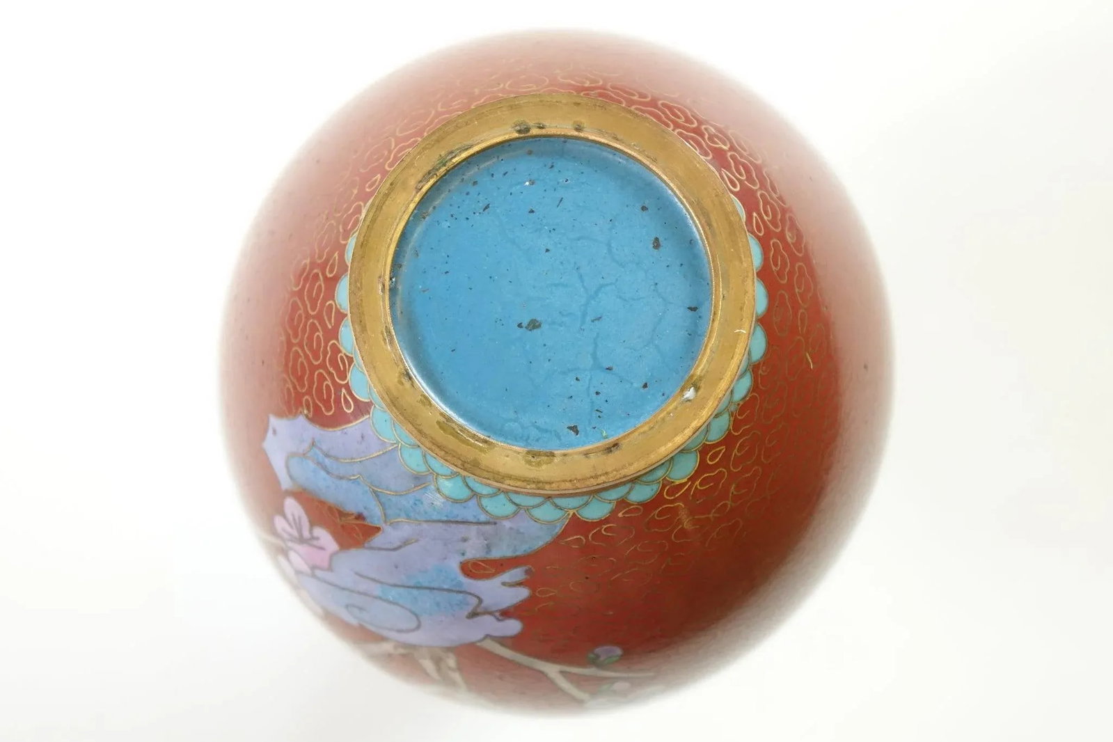 Early 20th Century Chinese Cloisonne Vases - A Pair - 5