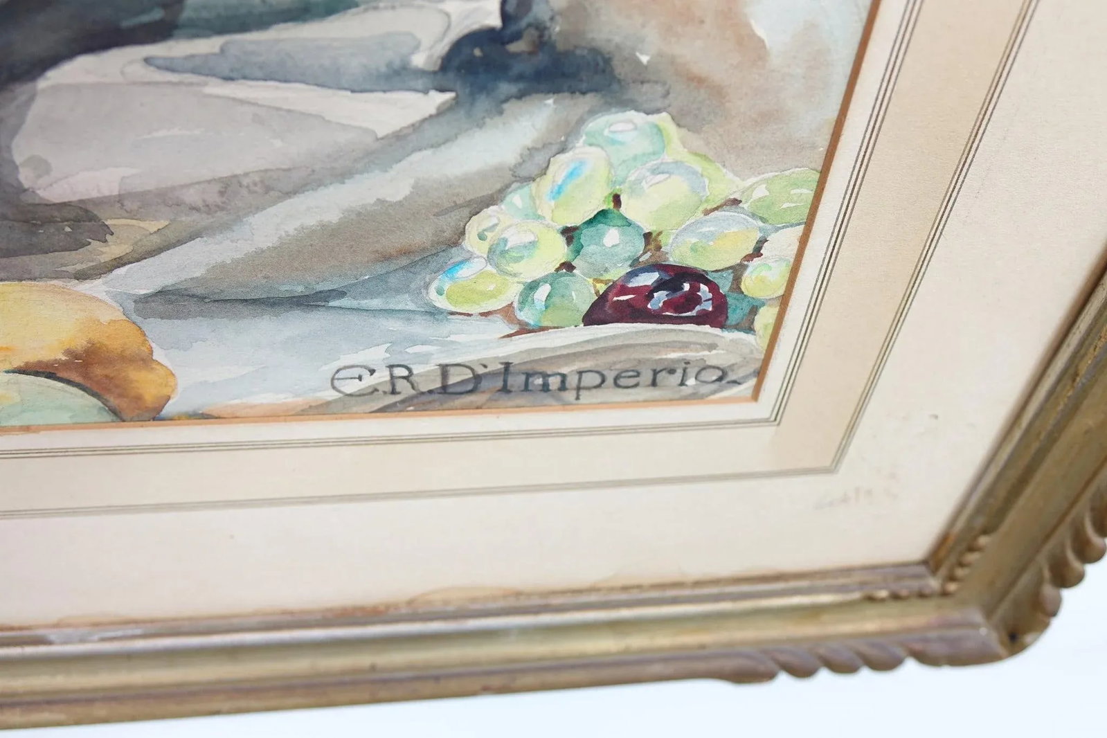 Late 20th Century Still Life Original Watercolor Signed on the Bottom - 3