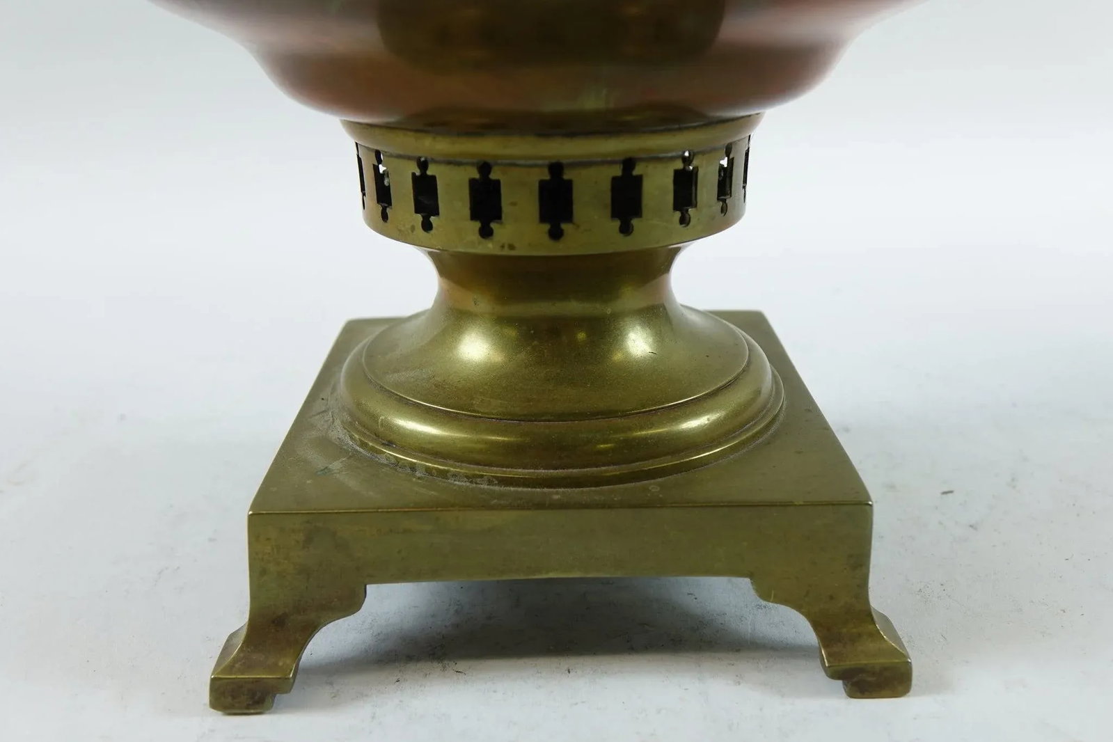 Antique Brass Russian Samovar 19th Century With Stamps 7 - 4