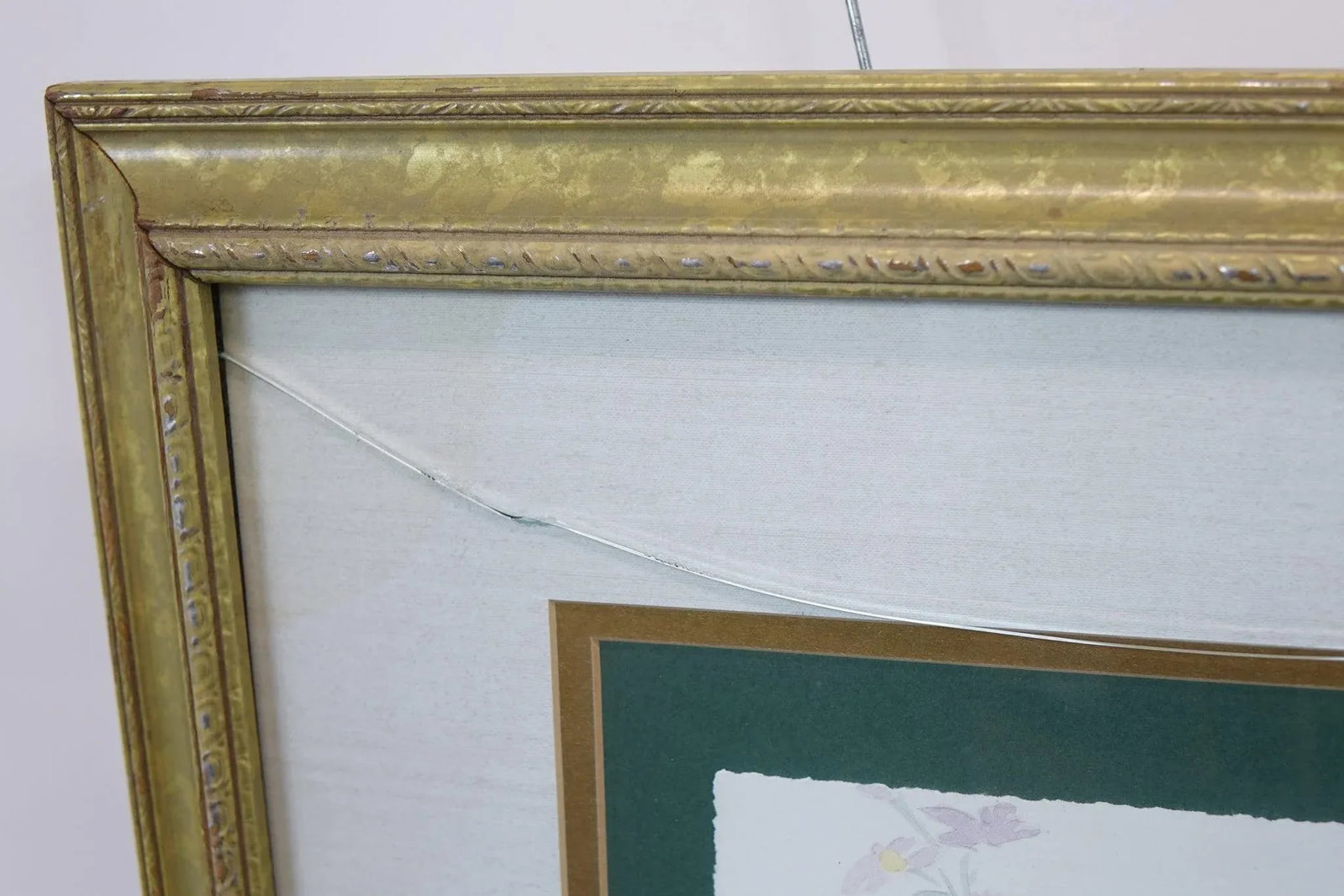Golden Bloom - Late 20th Century Watercolor Print on Paper Signed, Framed - 5