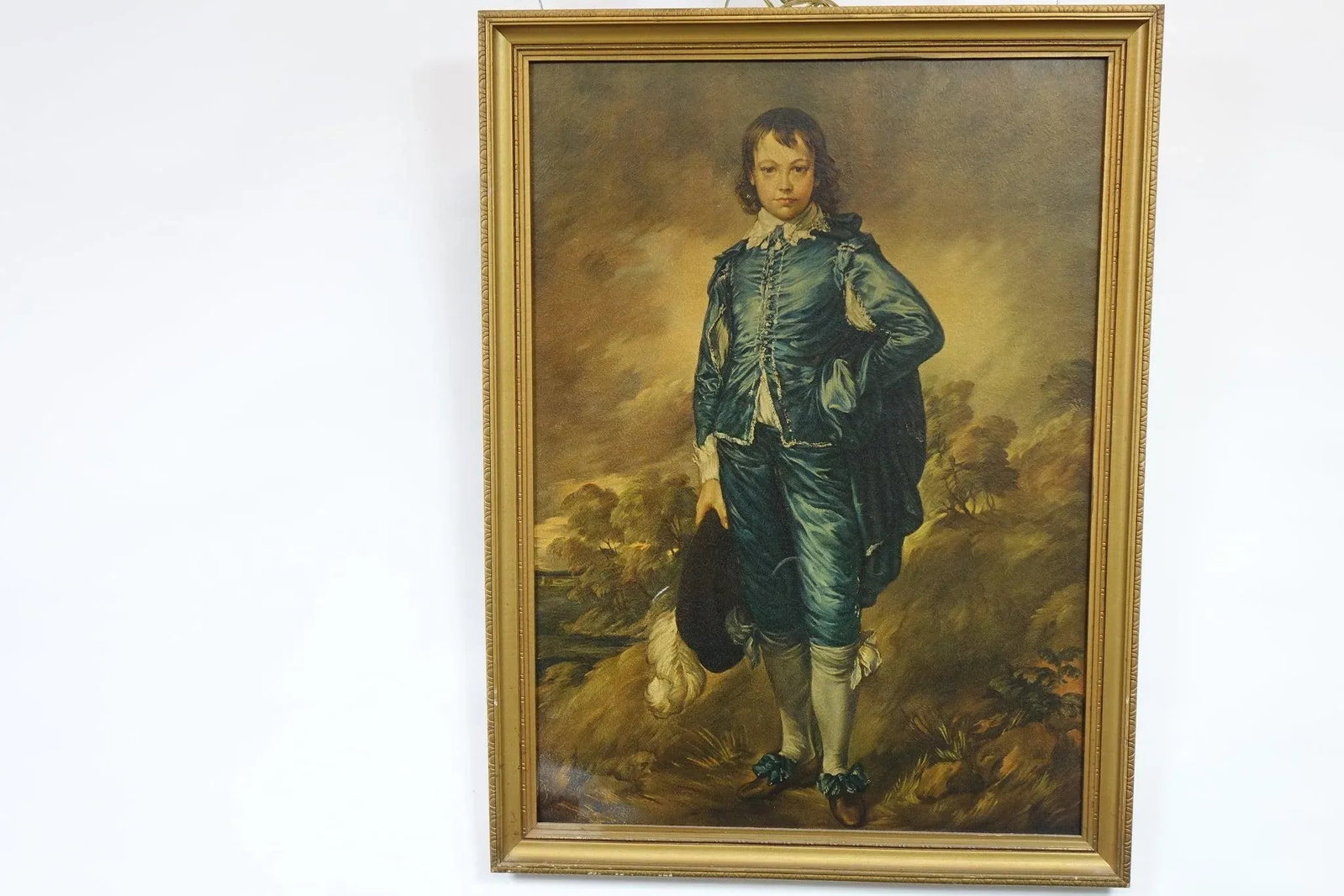 The Blue Boy Print of Original Oil Painting on Canvas - 6